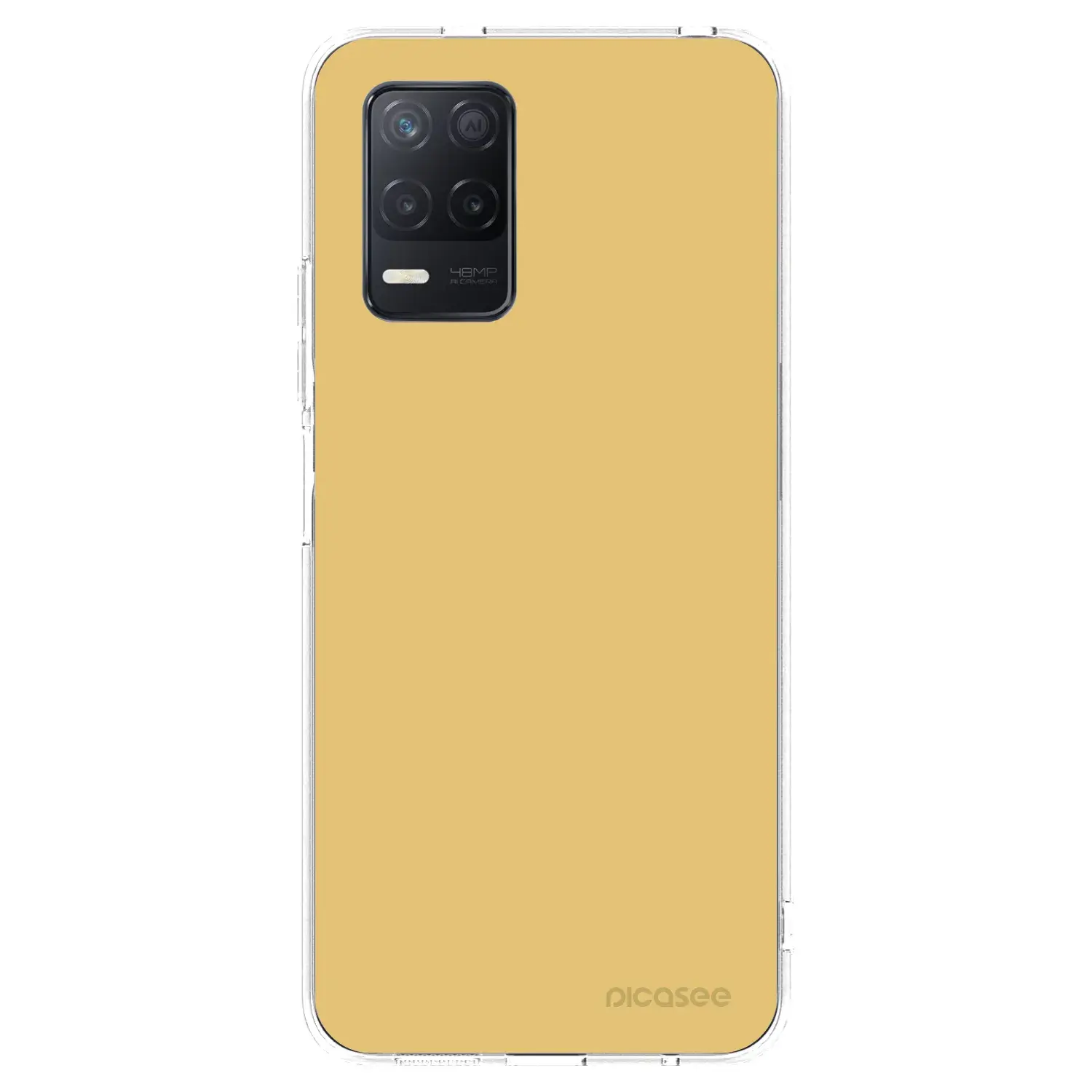 Silikonový průhledný obal pro Realme 8 5G - Canary Crystal
