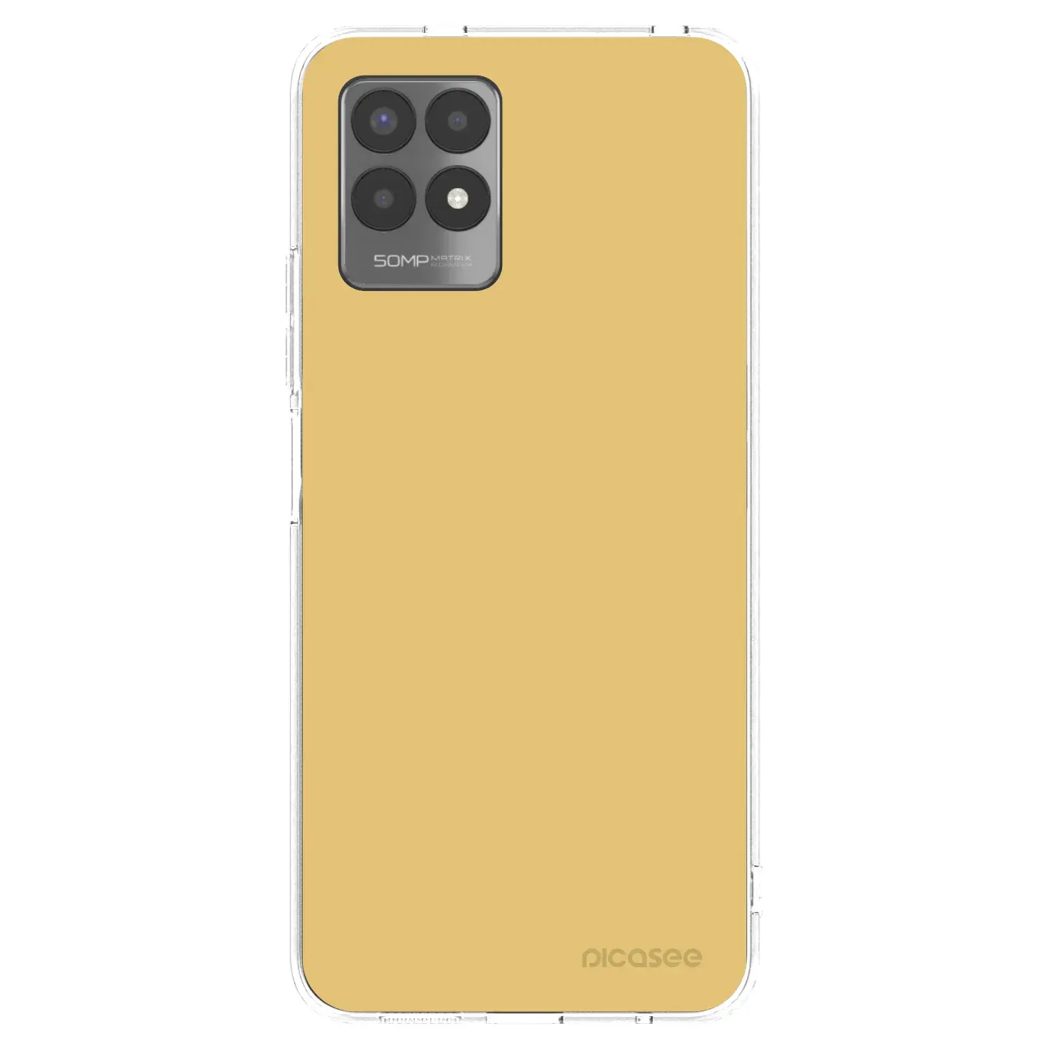 Silikonový průhledný obal pro Realme 8i - Canary Crystal