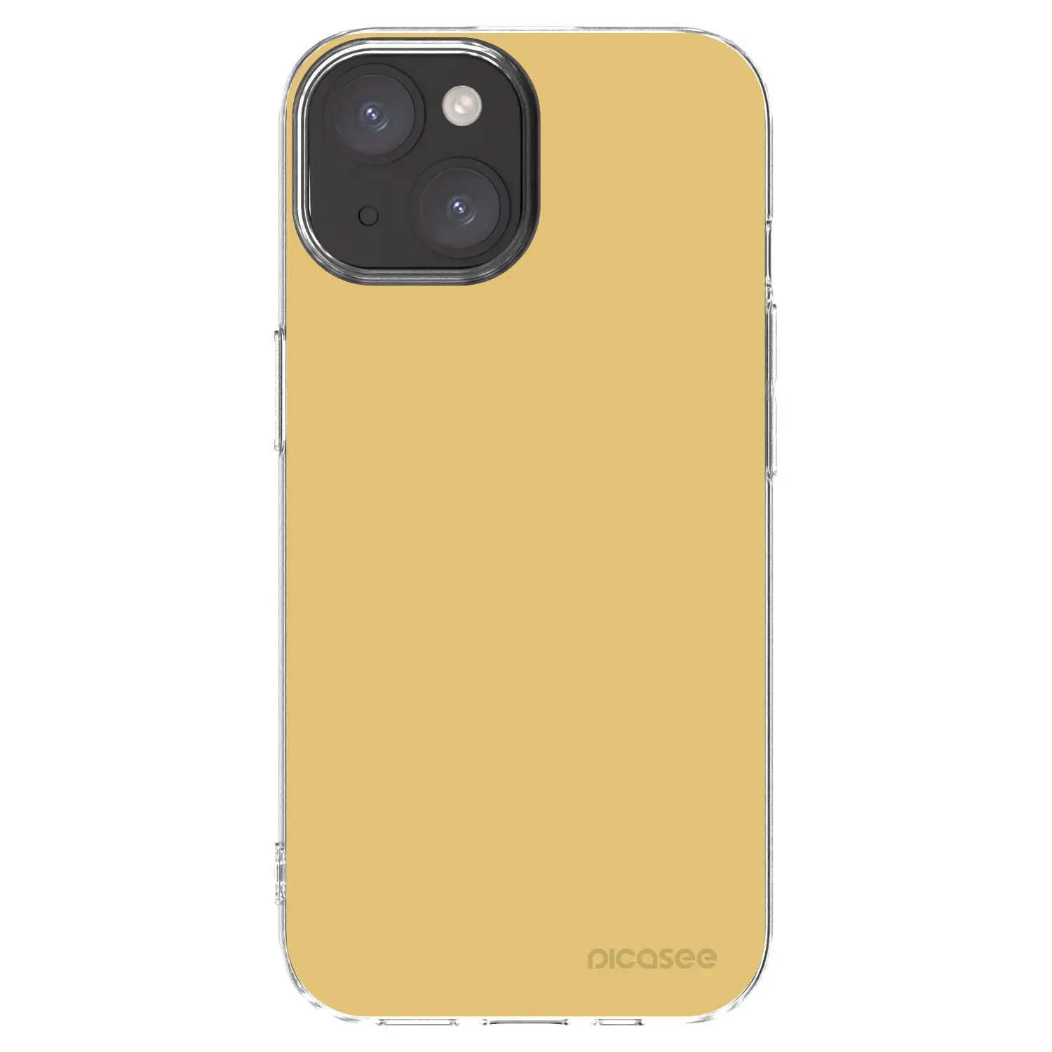 Silikonový průhledný obal pro Apple iPhone 15 - Canary Crystal