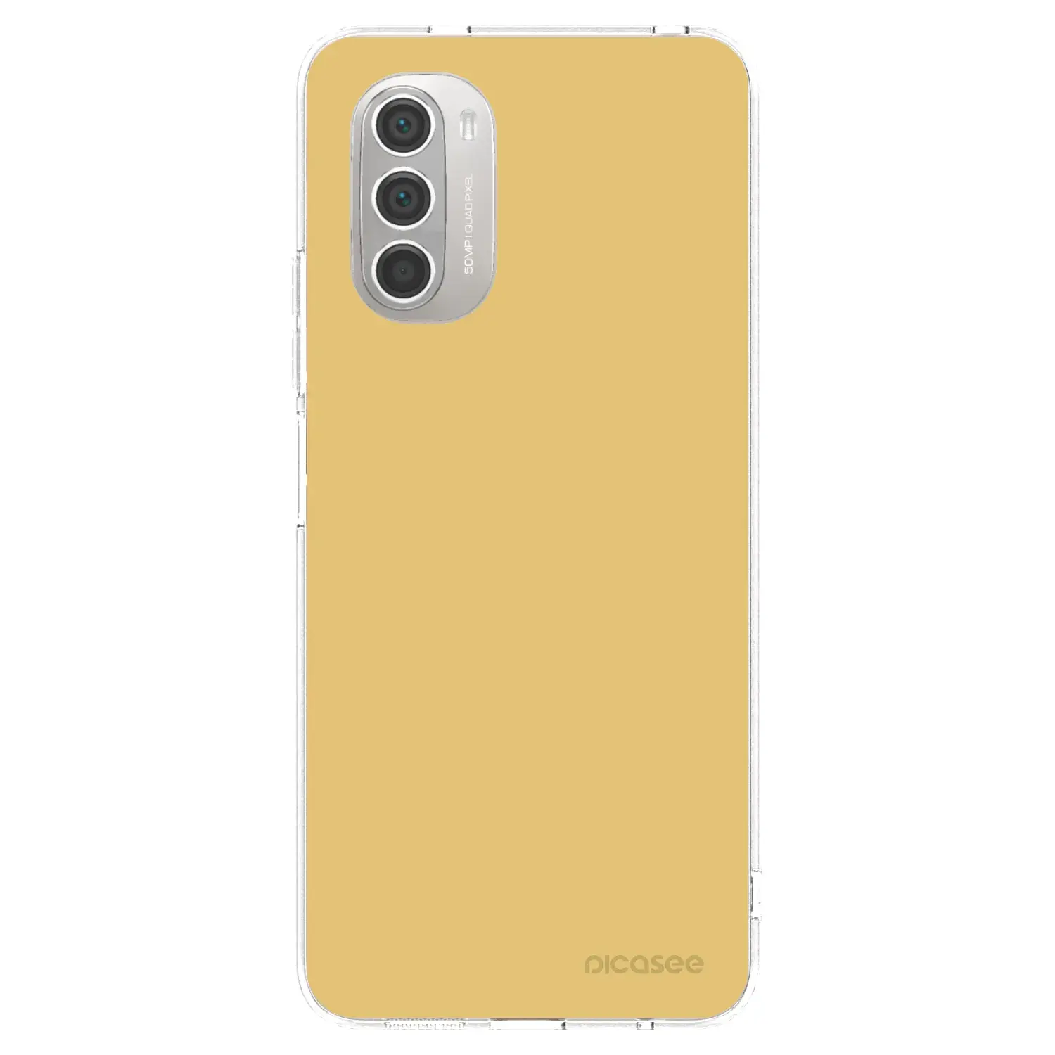 Silikonový průhledný obal pro Motorola Moto G51 - Canary Crystal