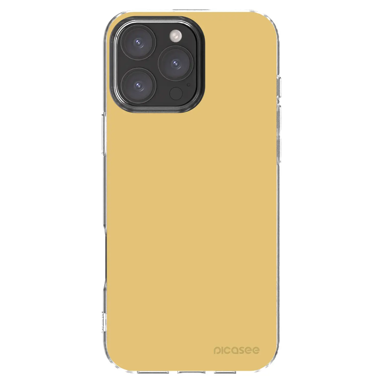 Silikonový průhledný obal pro Apple iPhone 16 Pro Max - Canary Crystal