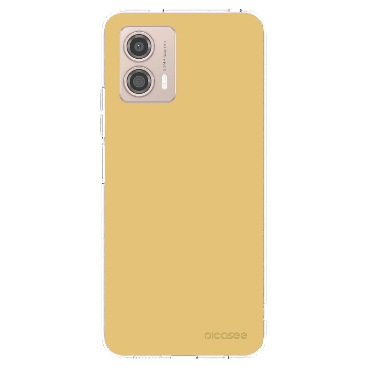 Silikonový průhledný obal pro Motorola Moto G53 5G - Canary Crystal