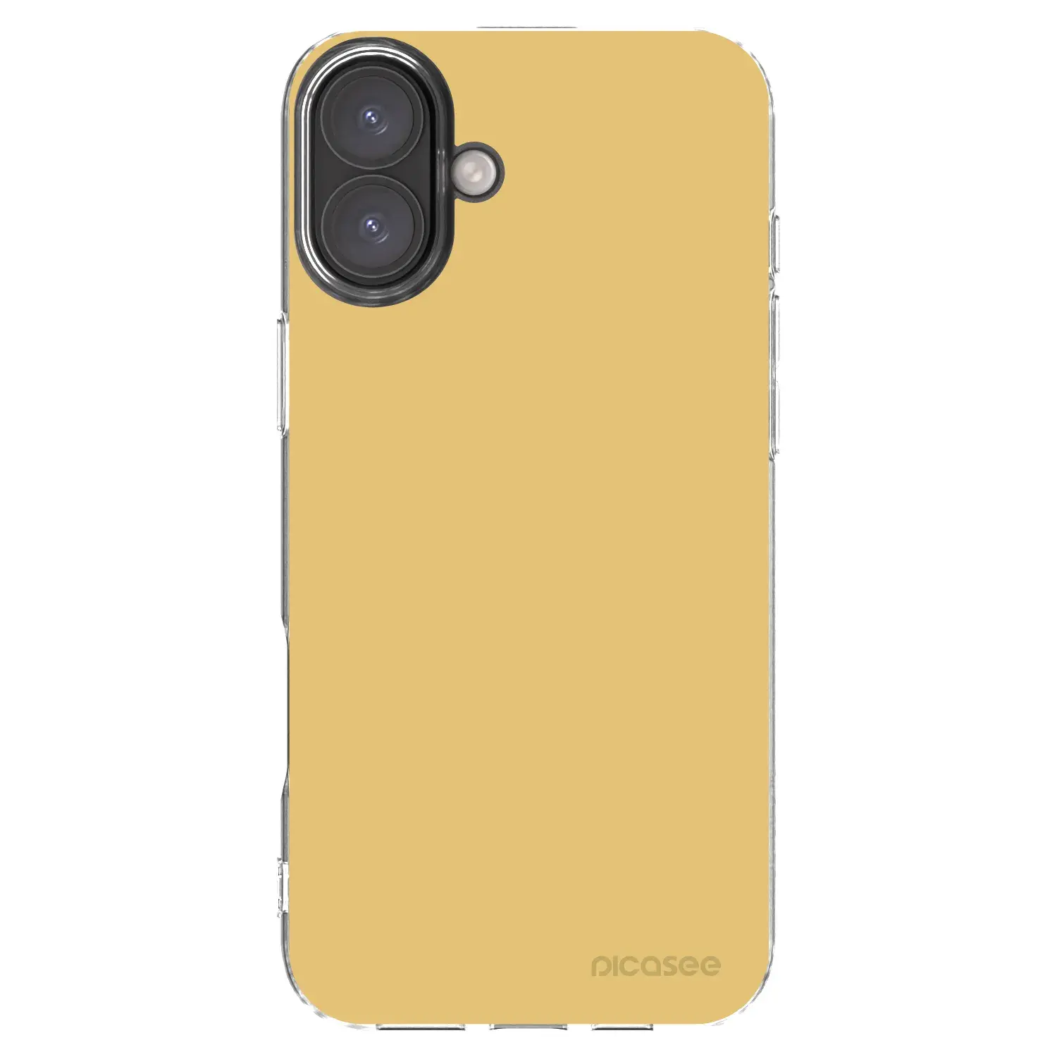 Silikonový průhledný obal pro Apple iPhone 16 Plus - Canary Crystal