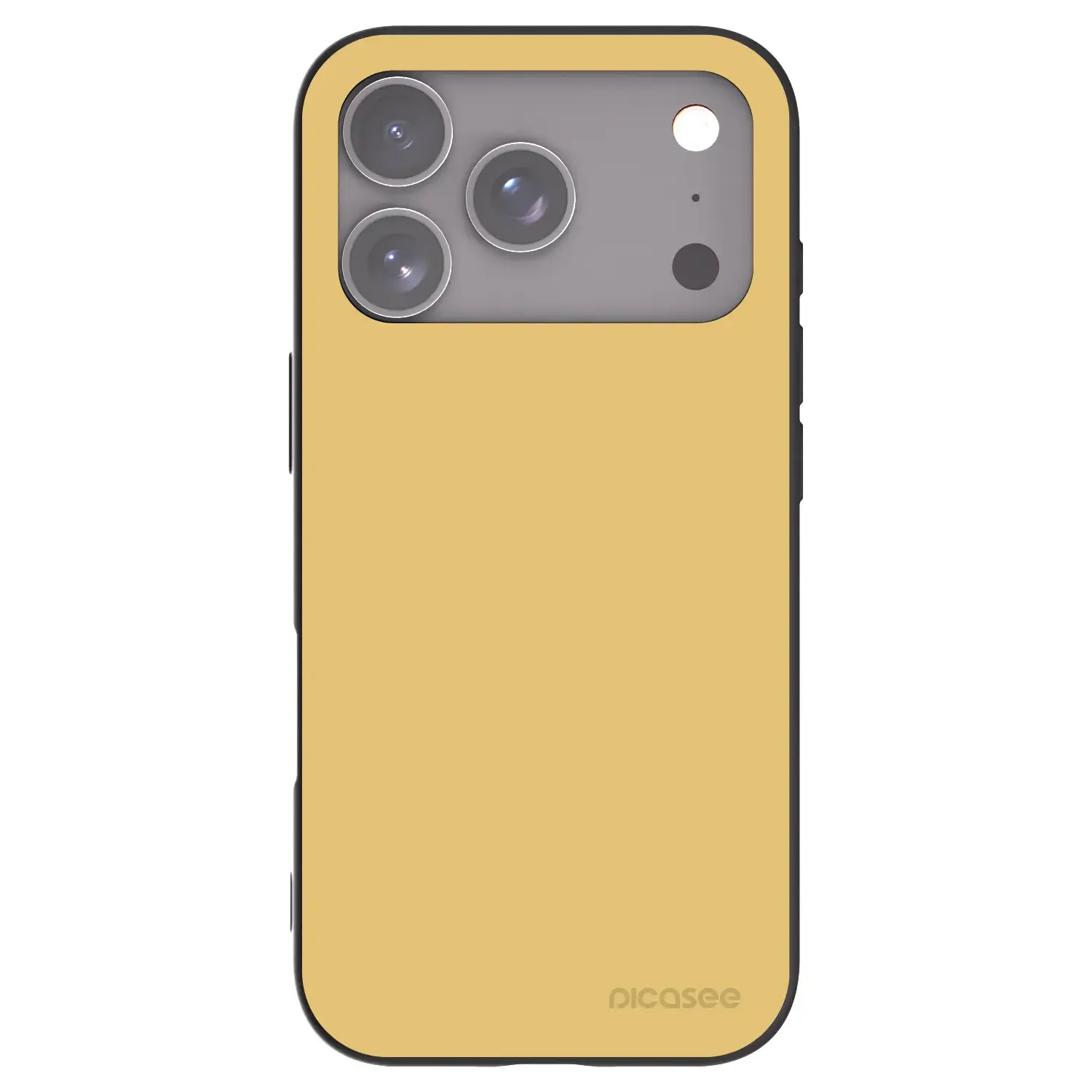 Silikonový černý obal pro Apple iPhone 17 Pro - Canary Crystal