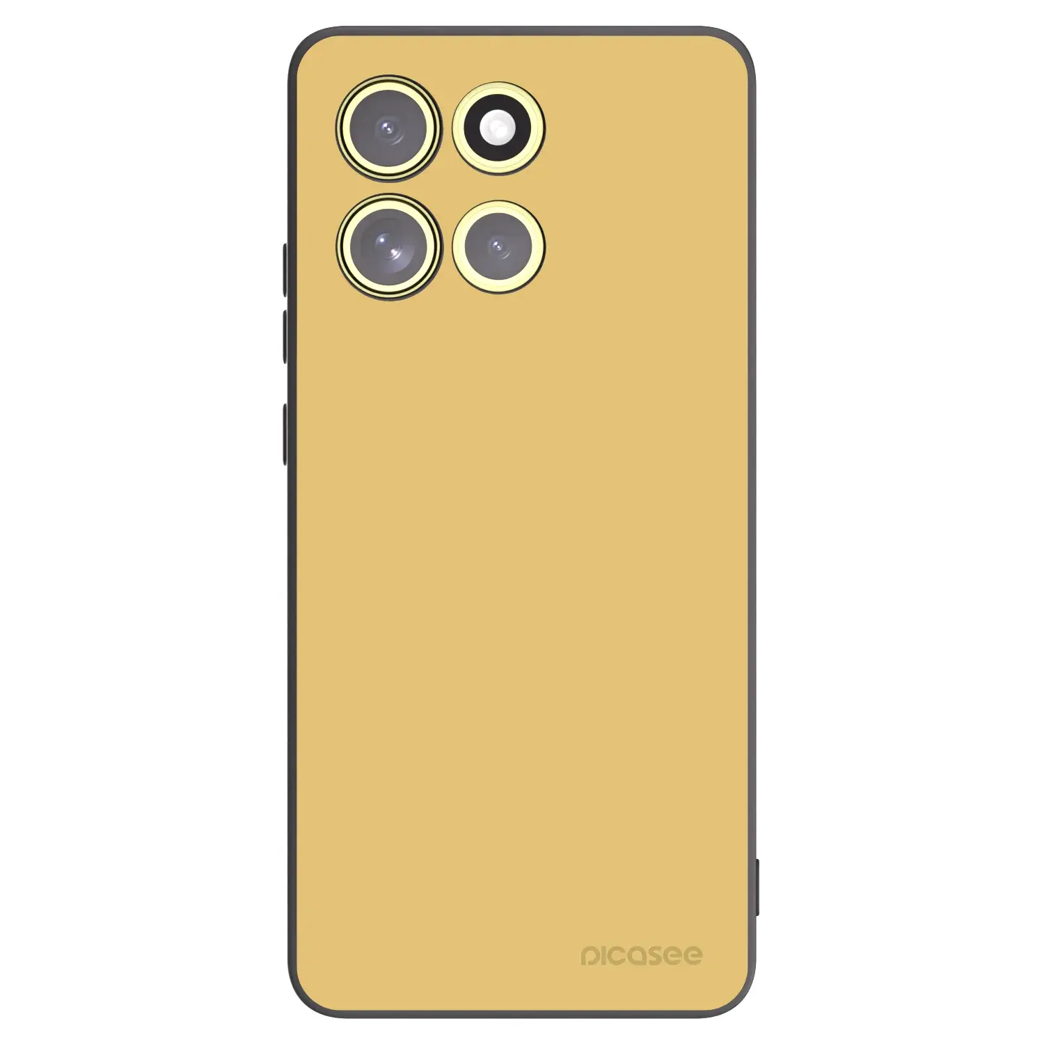 Silikonový černý obal pro Motorola Moto G86 Power 5G - Canary Crystal