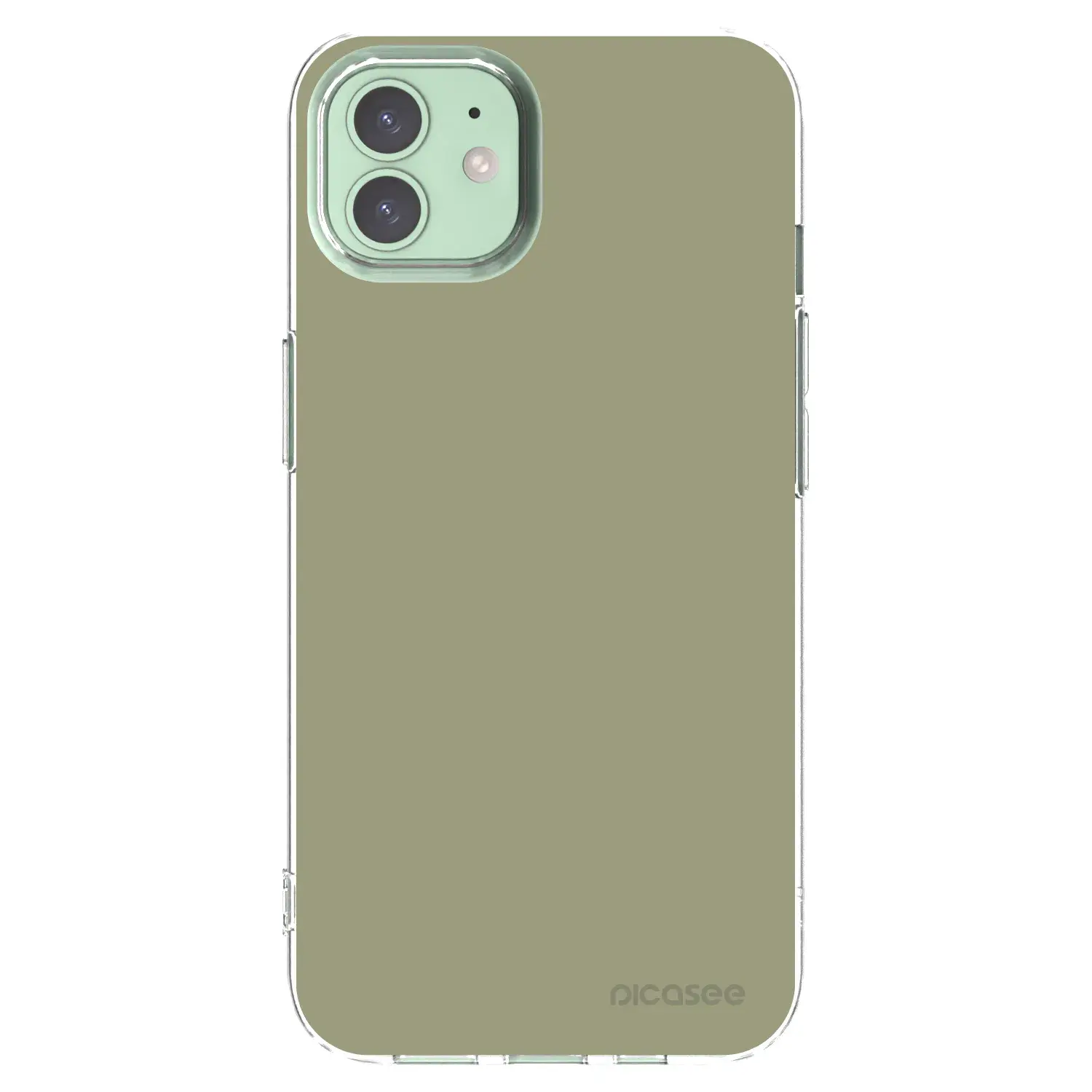Silikonový průhledný obal pro Apple iPhone 12 - Dewy Dawn