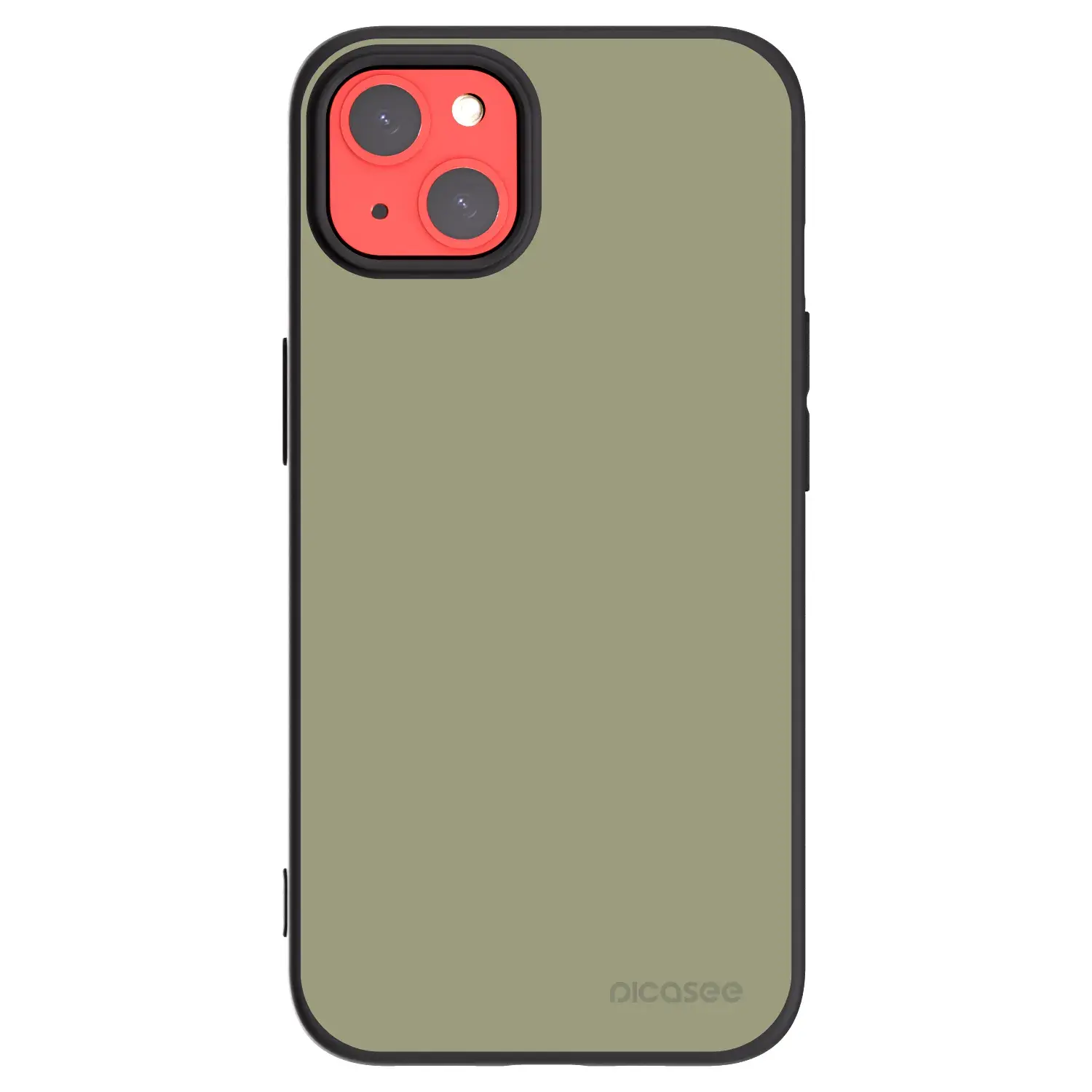 Silikonový černý obal pro Apple iPhone 13 - Dewy Dawn