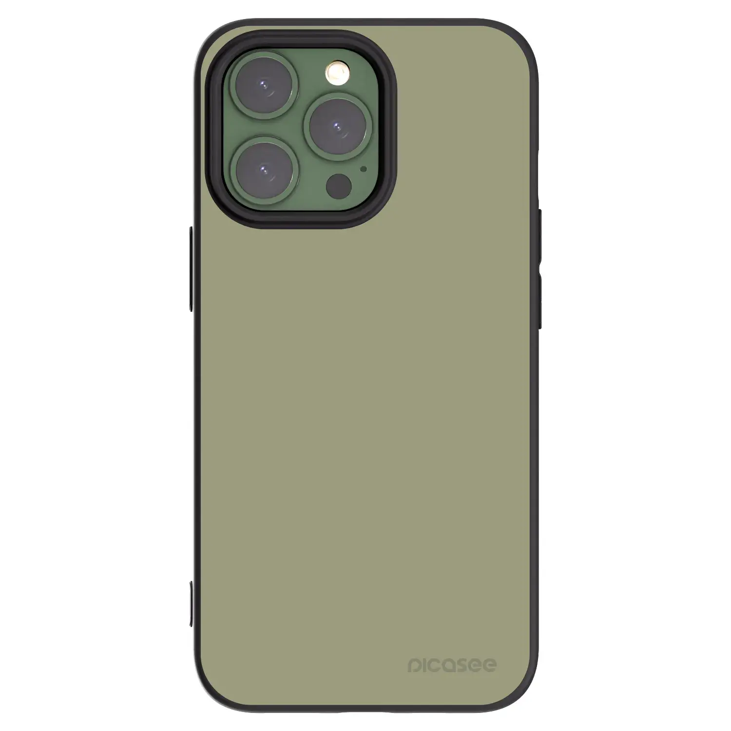 Silikonový černý obal pro Apple iPhone 13 Pro - Dewy Dawn