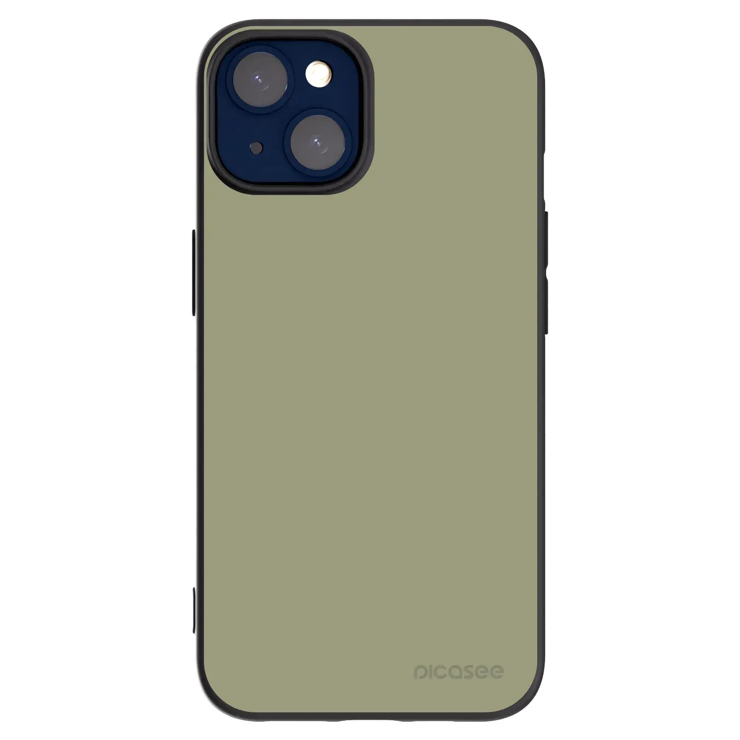 Silikonový černý obal pro Apple iPhone 14 - Dewy Dawn