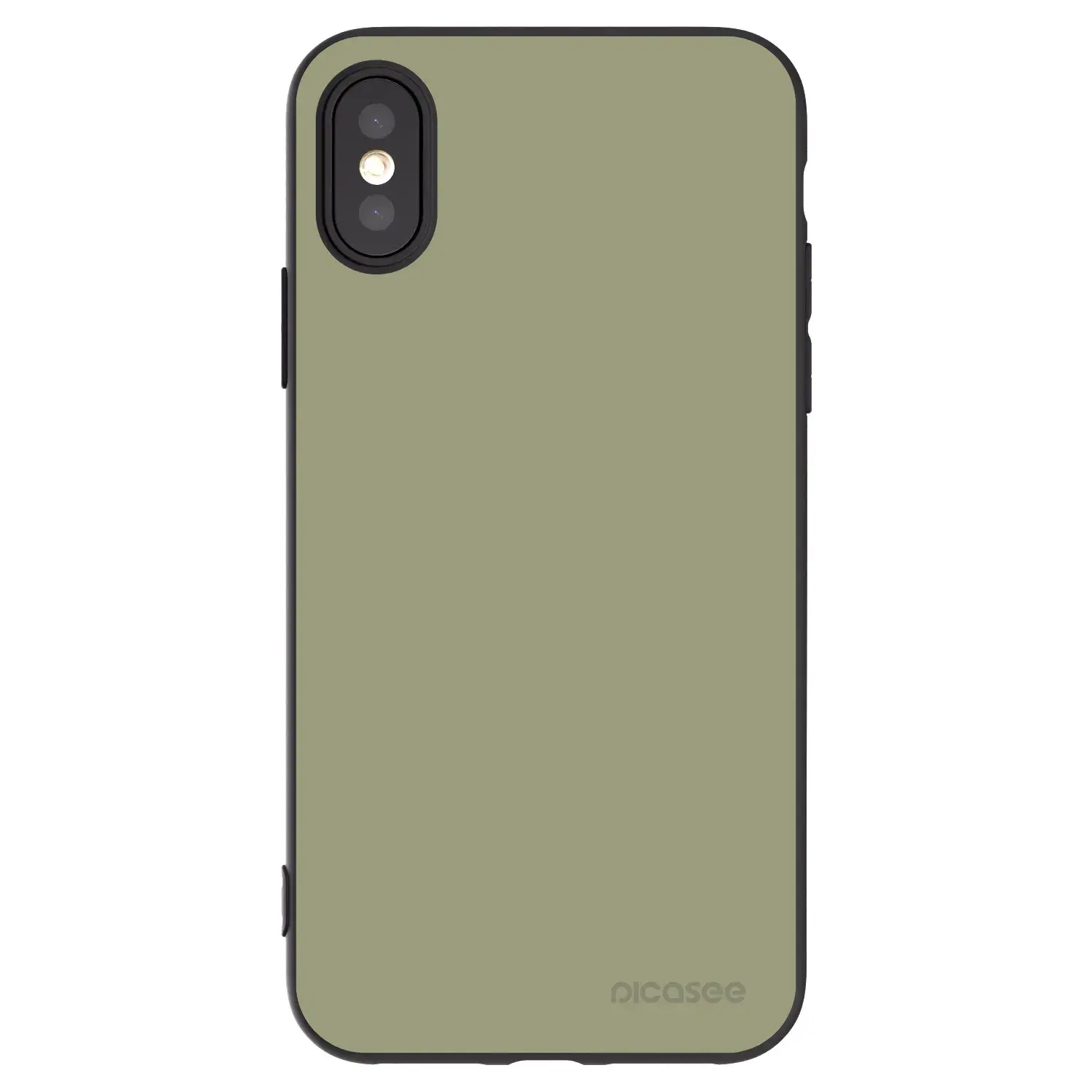 Silikonový černý obal pro Apple iPhone X/XS - Dewy Dawn