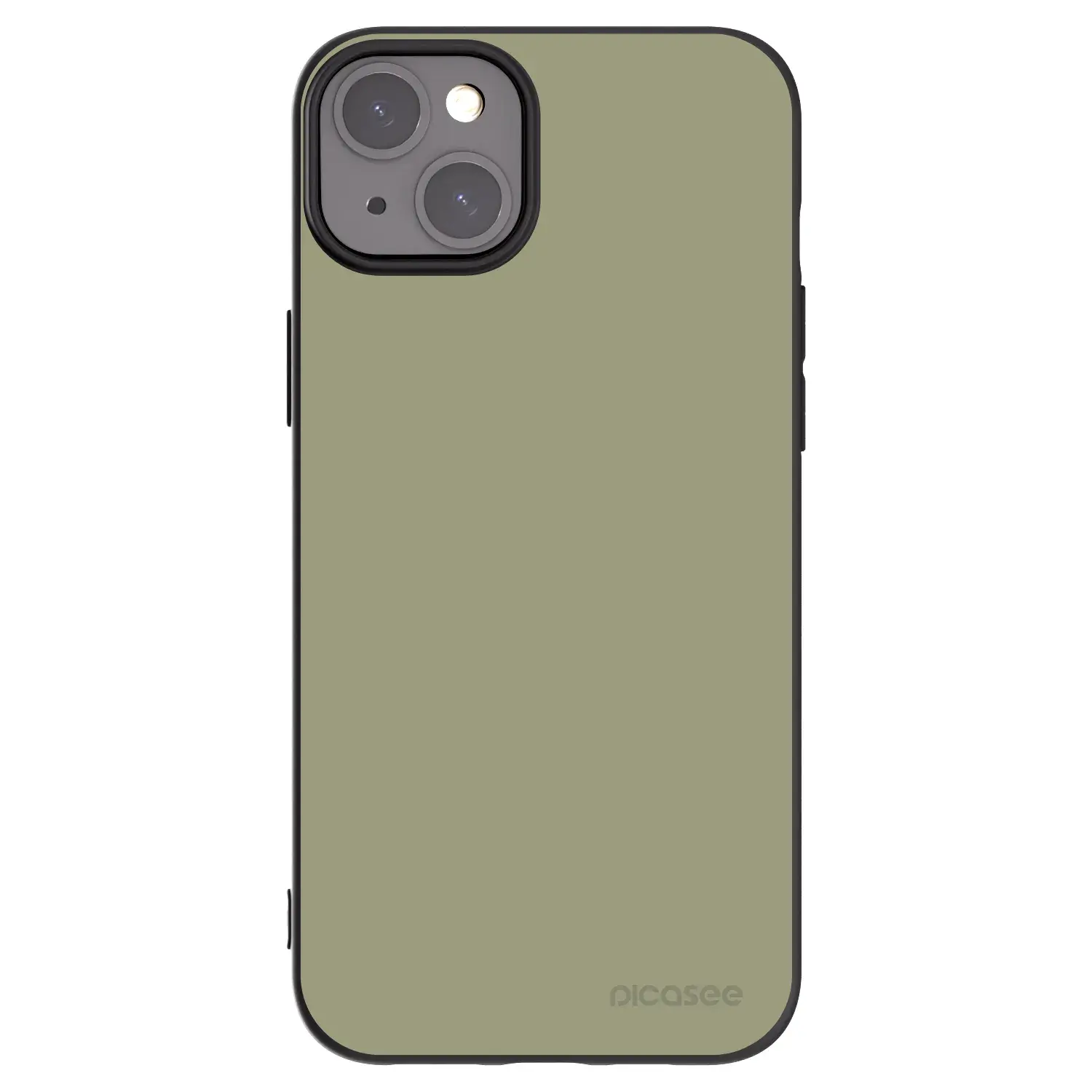 Silikonový černý obal pro Apple iPhone 15 Plus - Dewy Dawn