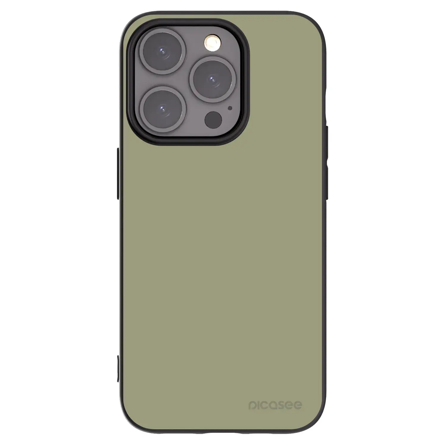 Silikonový černý obal pro Apple iPhone 15 Pro - Dewy Dawn