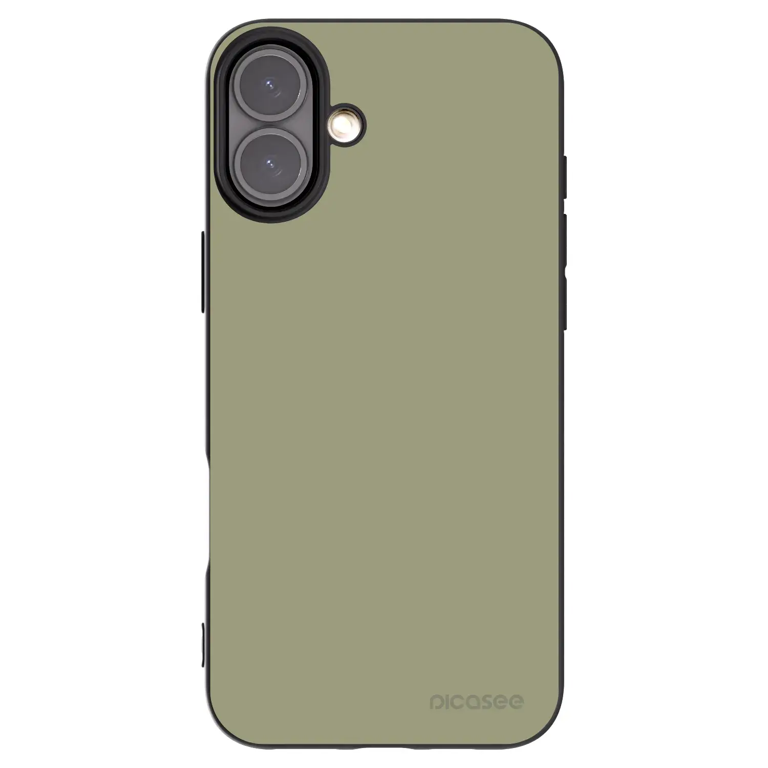 Silikonový černý obal pro Apple iPhone 16 Plus - Dewy Dawn