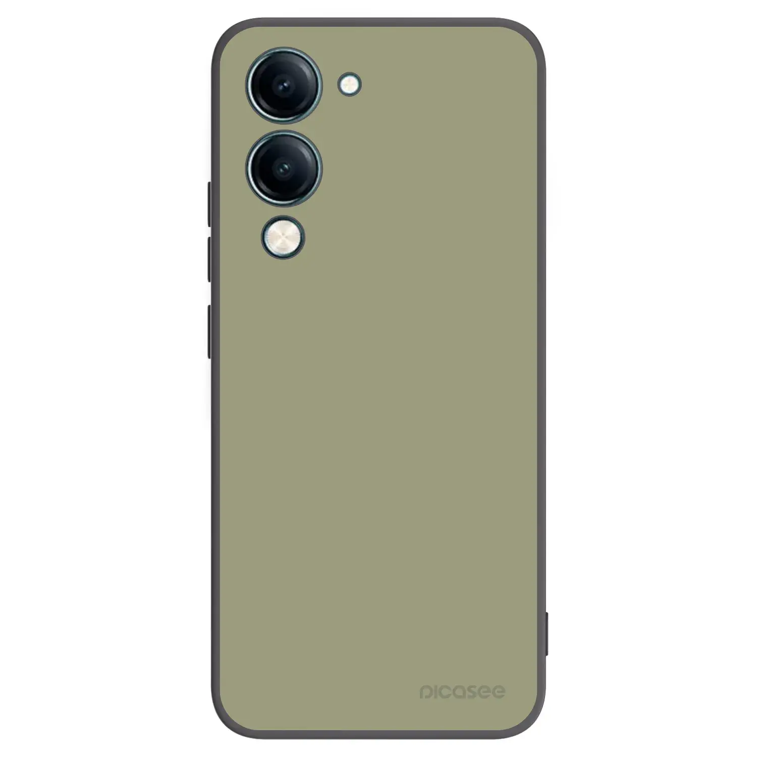 Silikonový černý obal pro Vivo Y29s 5G - Dewy Dawn