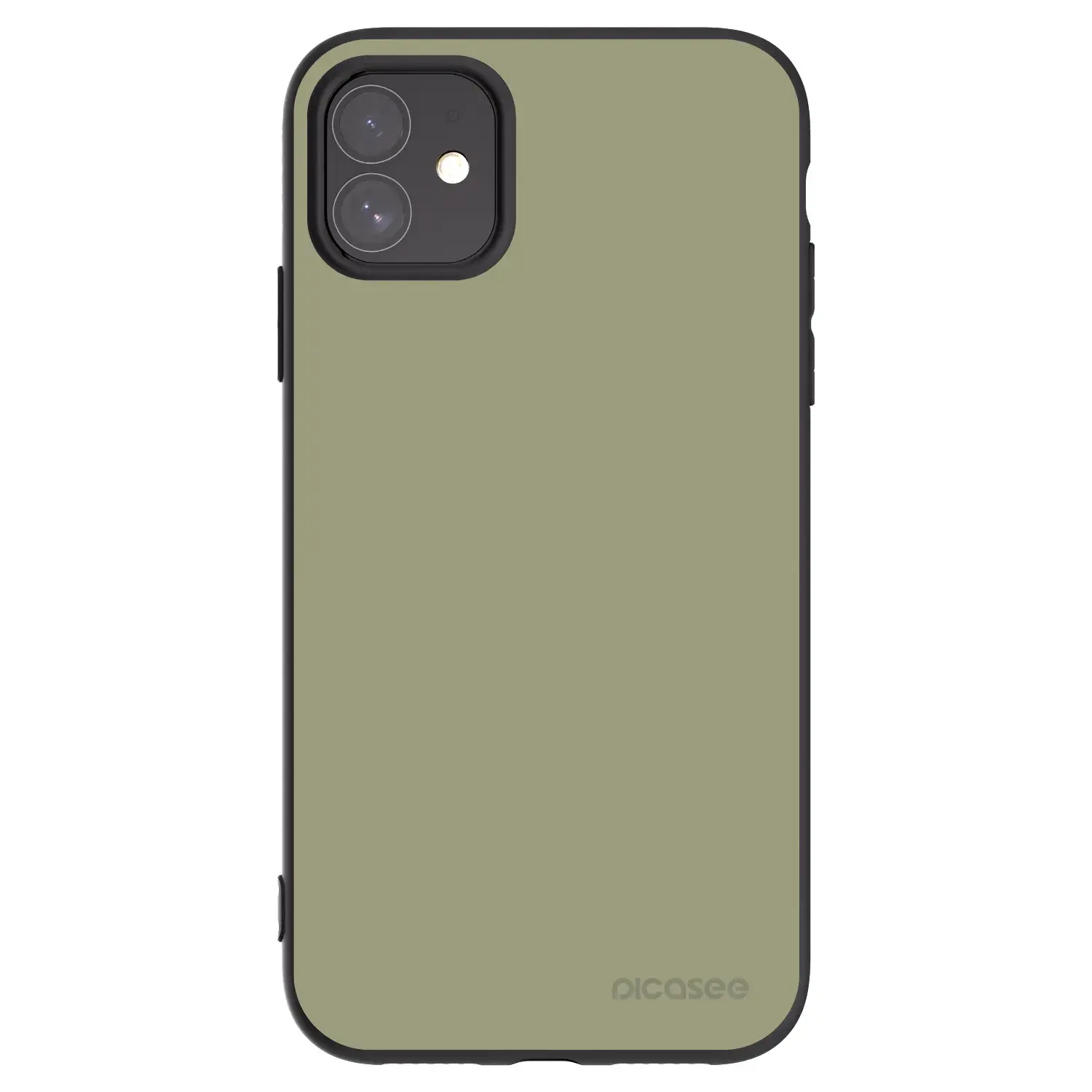 Silikonový černý obal pro Apple iPhone 11 - Dewy Dawn