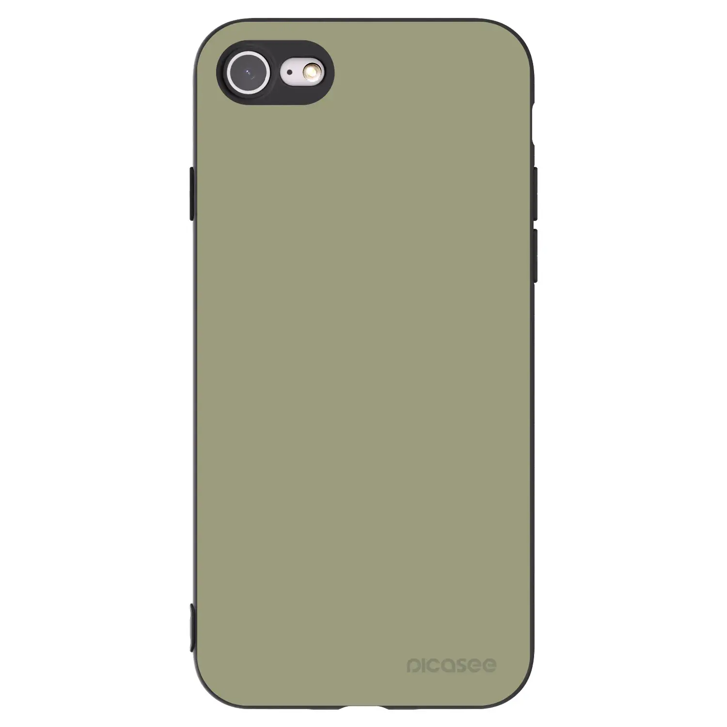 Silikonový černý obal pro Apple iPhone SE 2020 - Dewy Dawn