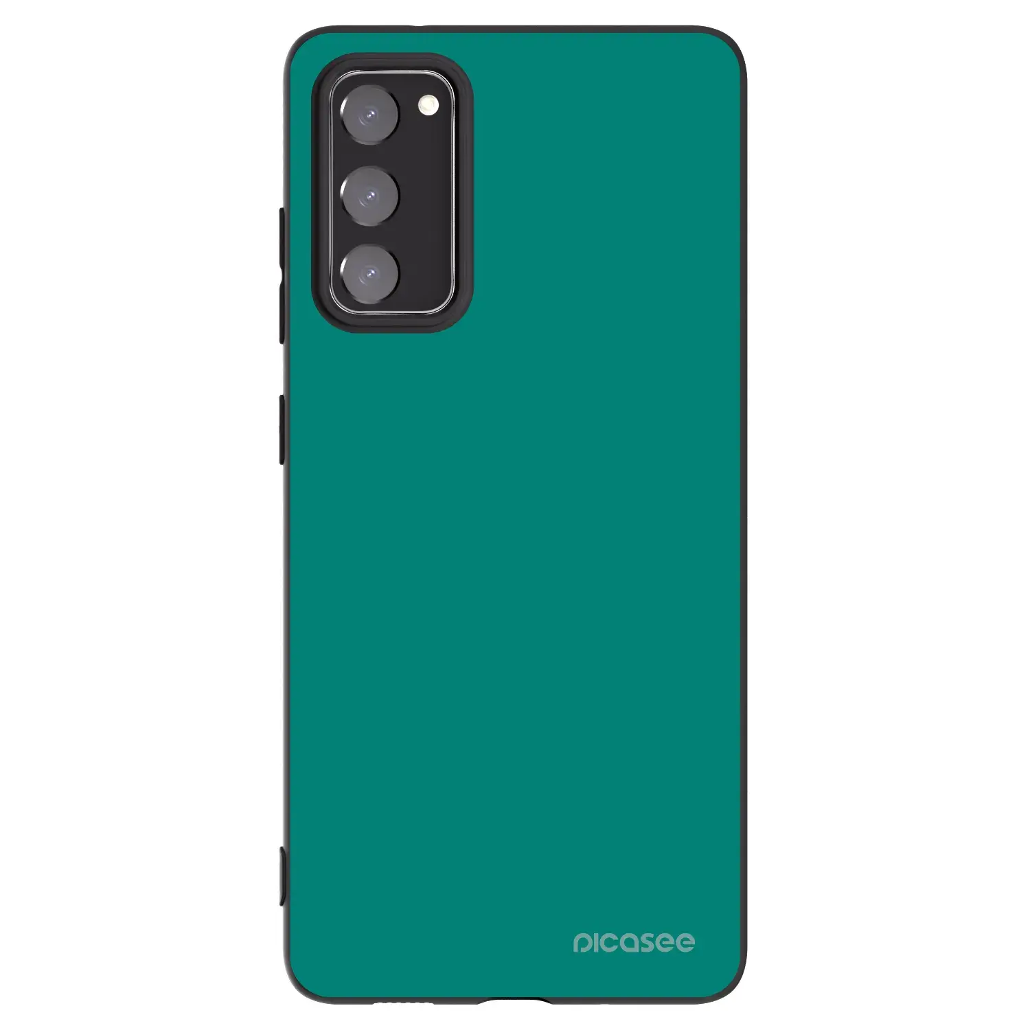 Silikonový černý obal pro Samsung Galaxy S20 FE - Emerald Mist