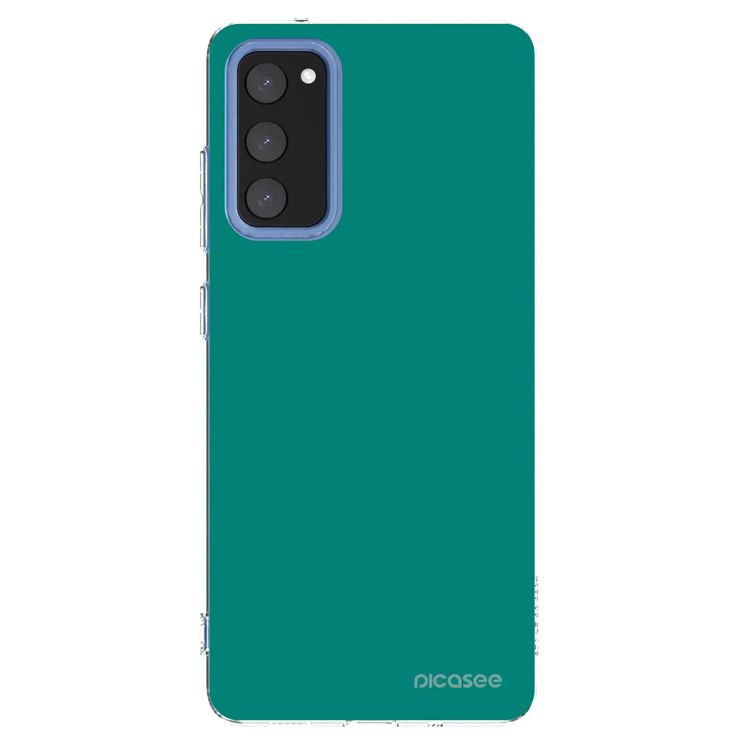 Silikonový průhledný obal pro Samsung Galaxy S20 FE - Emerald Mist
