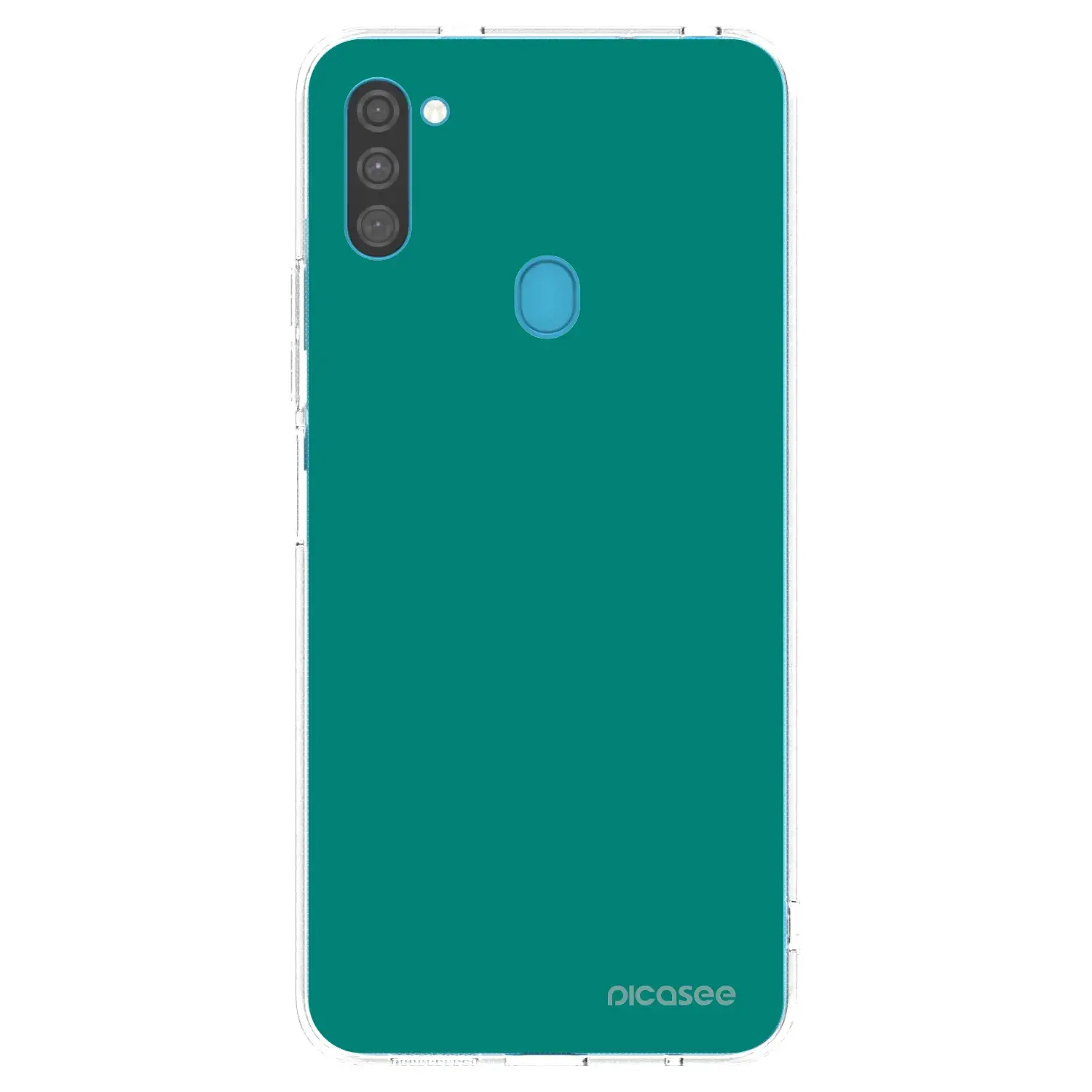 Silikonový průhledný obal pro Samsung Galaxy M11 - Emerald Mist