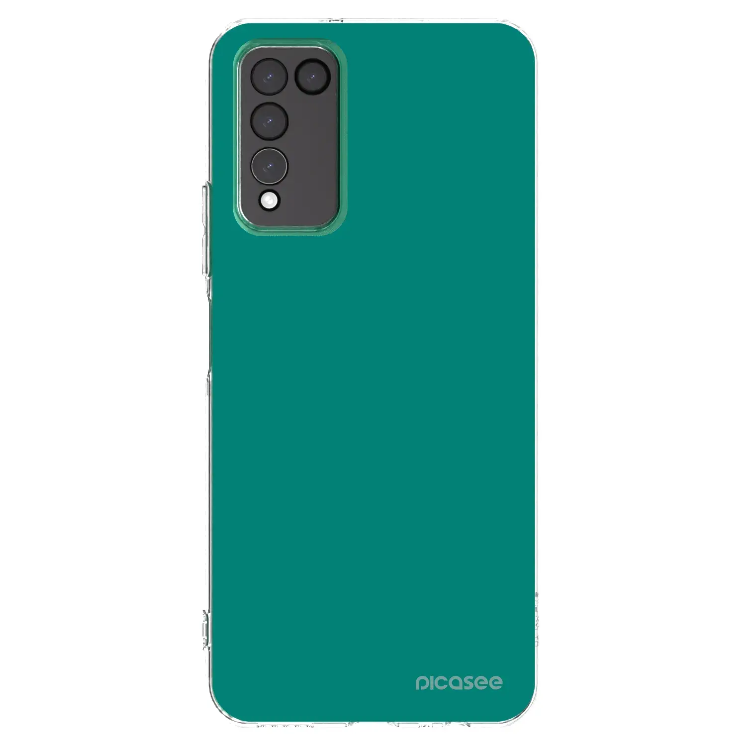 Silikonový průhledný obal pro Honor 10X Lite - Emerald Mist
