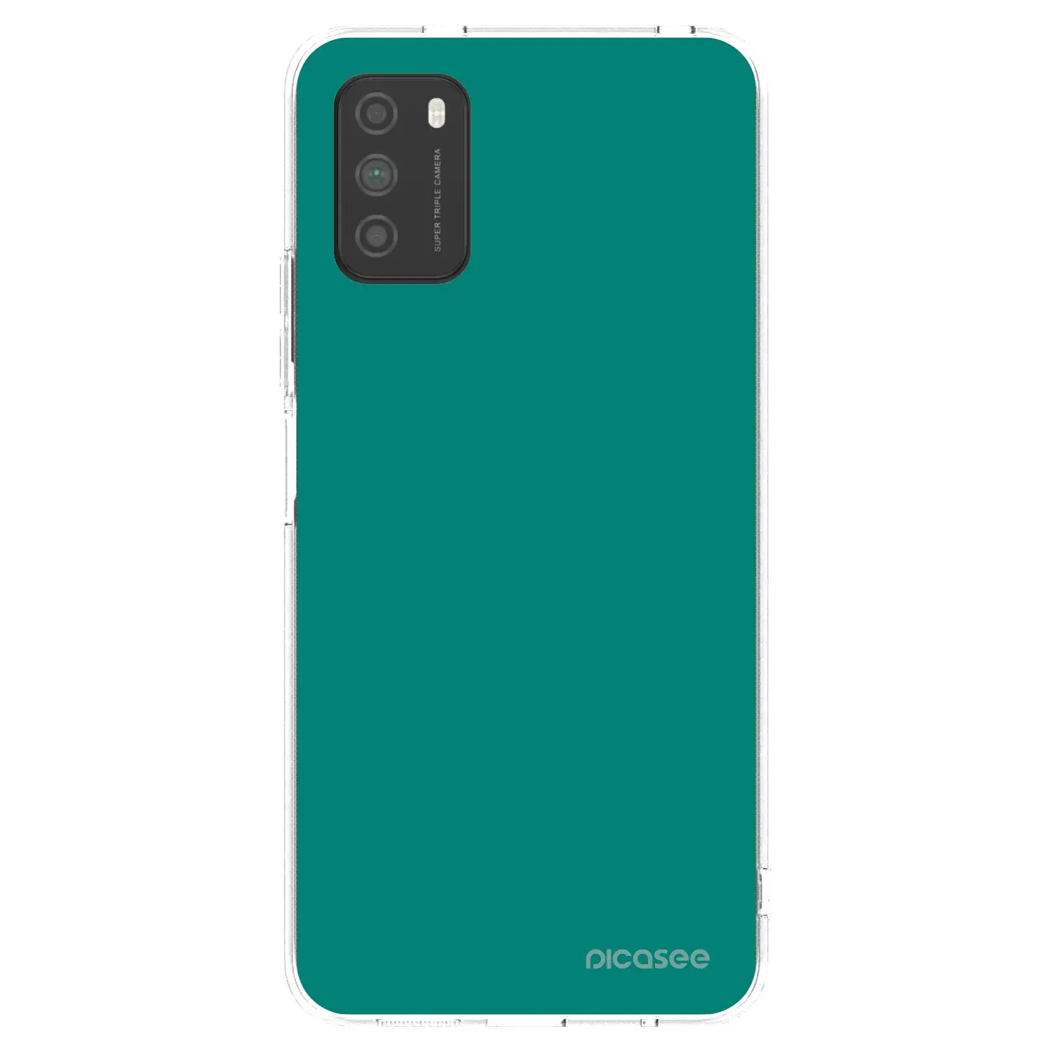 Silikonový průhledný obal pro Xiaomi Poco M3 - Emerald Mist