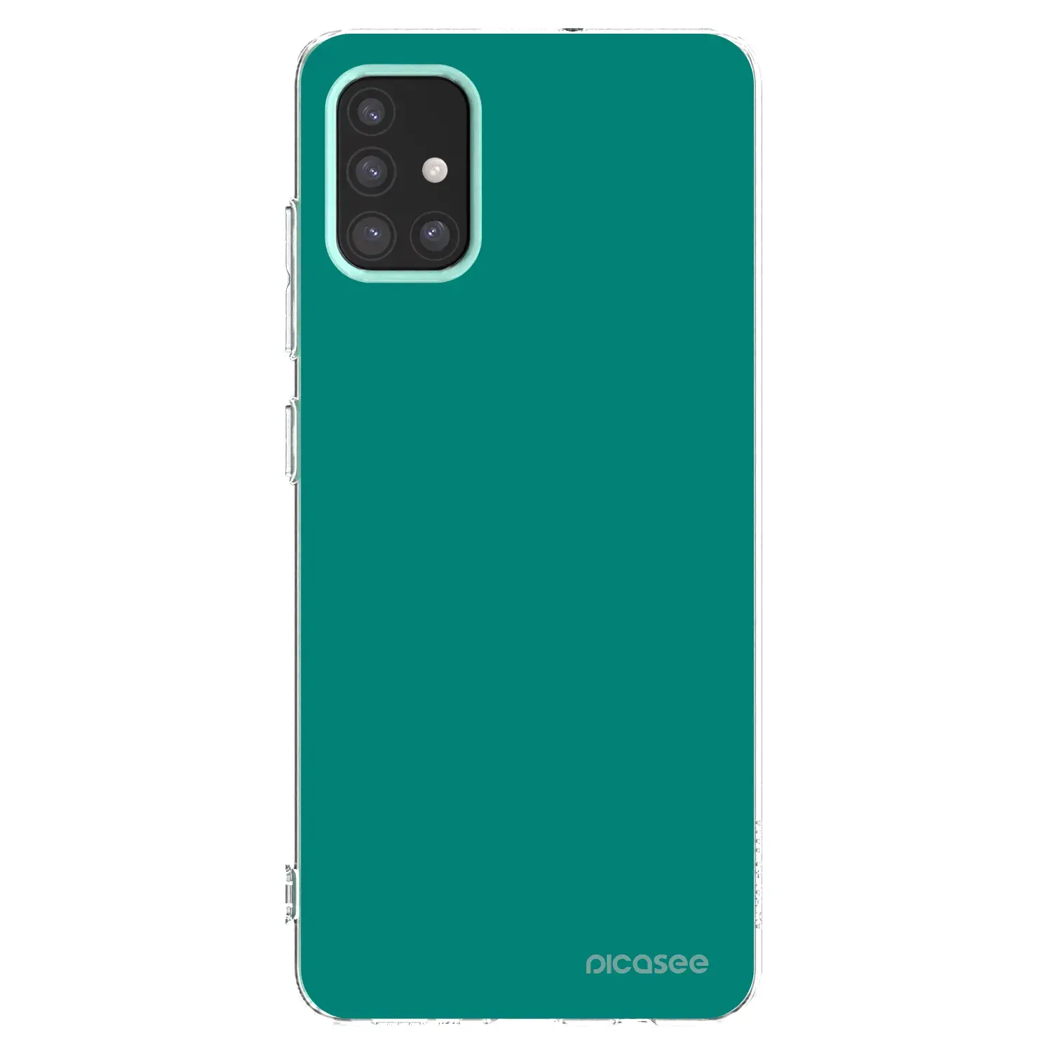 Silikonový průhledný obal pro Samsung Galaxy M31s - Emerald Mist
