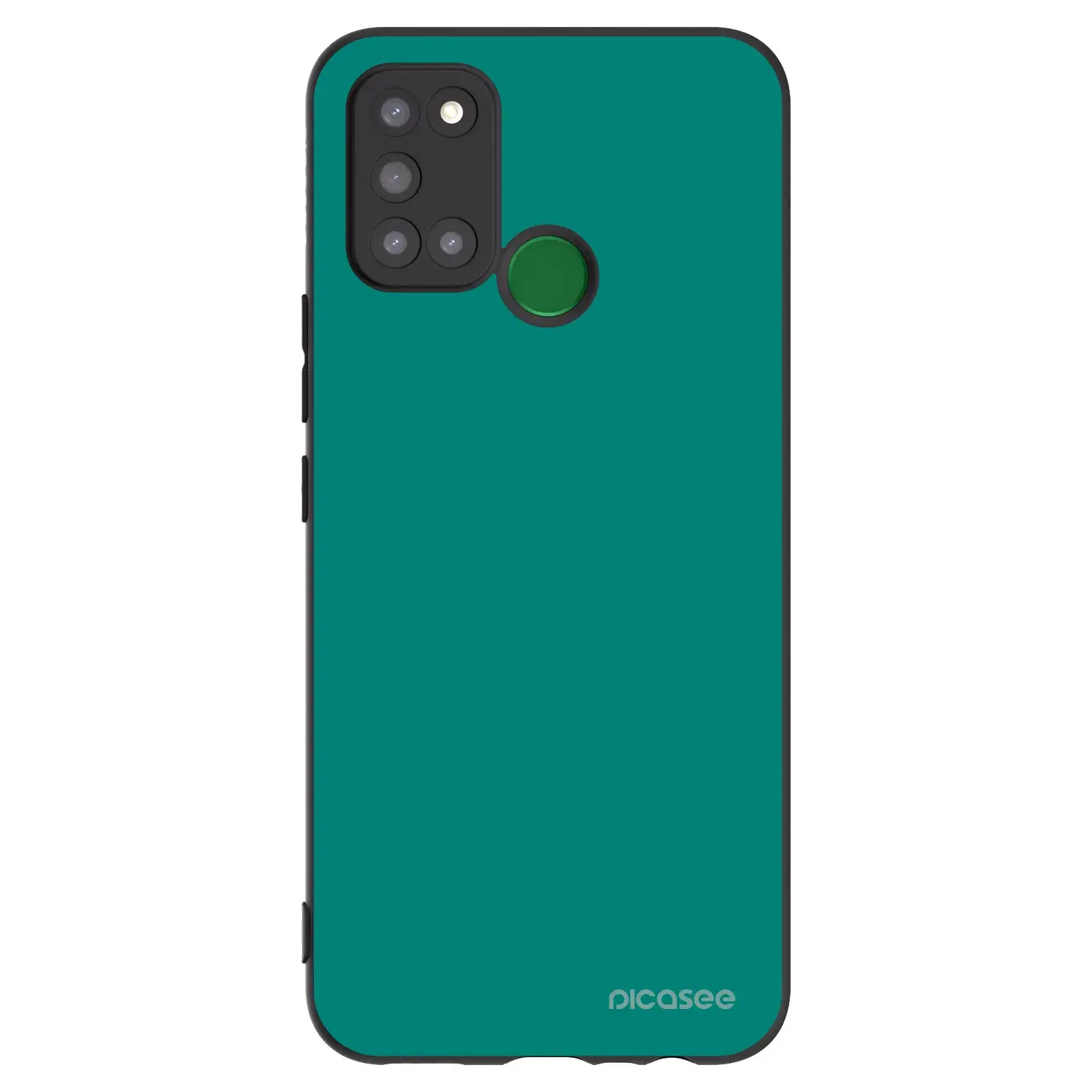 Silikonový černý obal pro Realme 7i - Emerald Mist