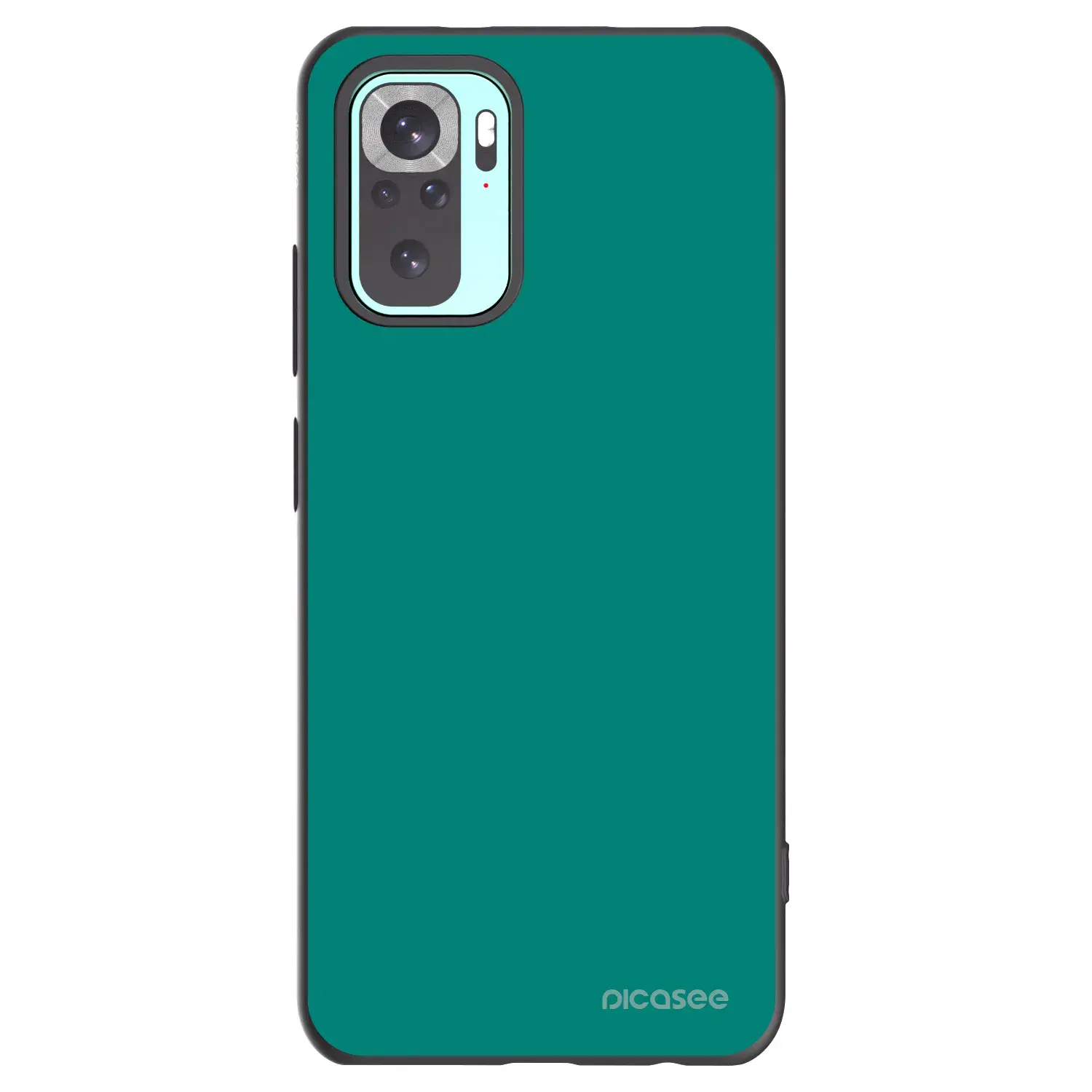 Silikonový černý obal pro Xiaomi Redmi Note 10 Pro - Emerald Mist
