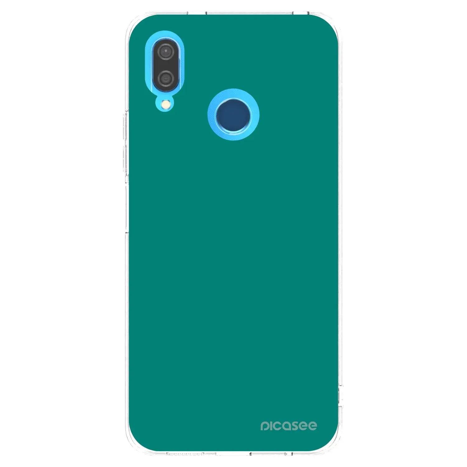 Silikonový průhledný obal pro Huawei P20 Lite - Emerald Mist