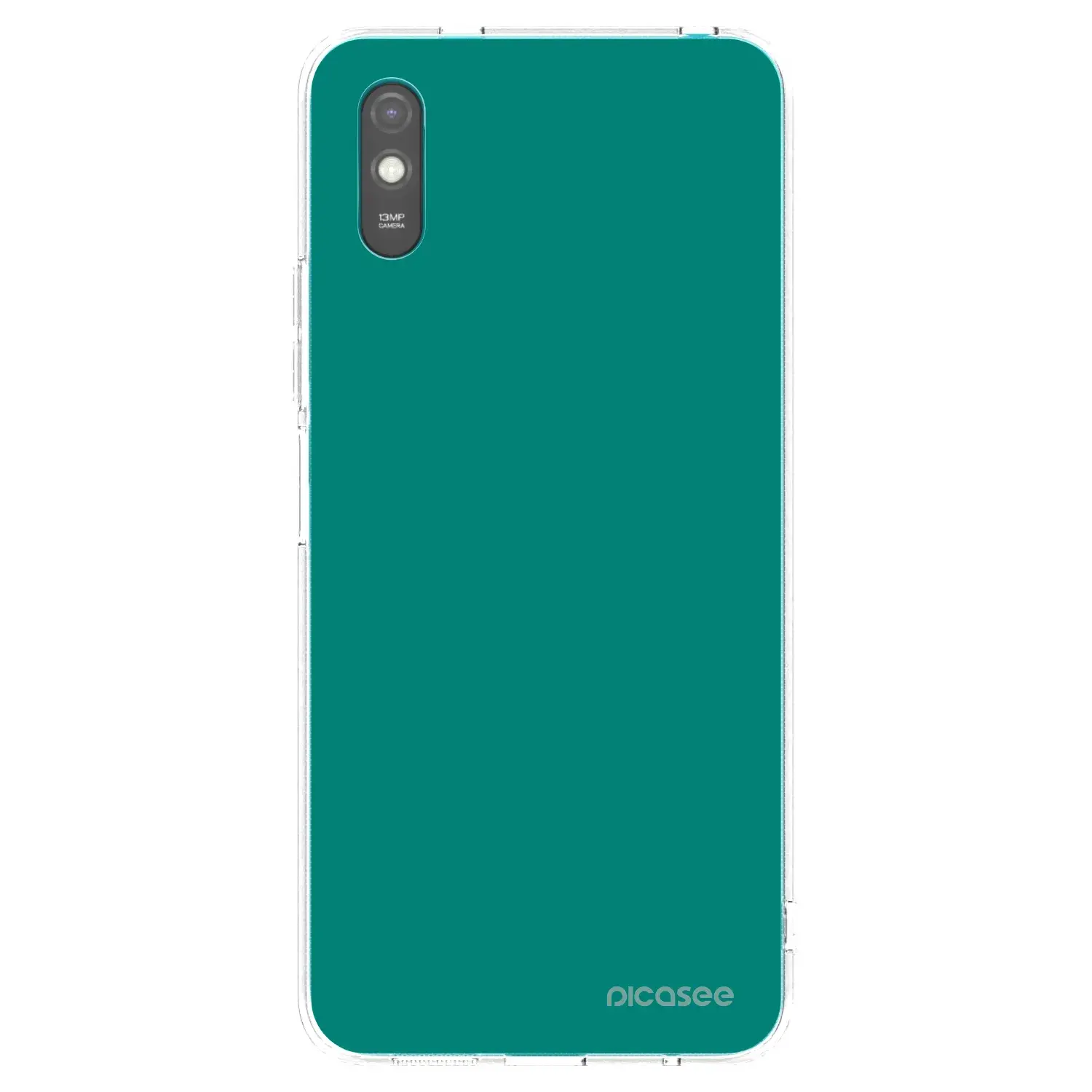 Silikonový průhledný obal pro Xiaomi Redmi 9AT - Emerald Mist