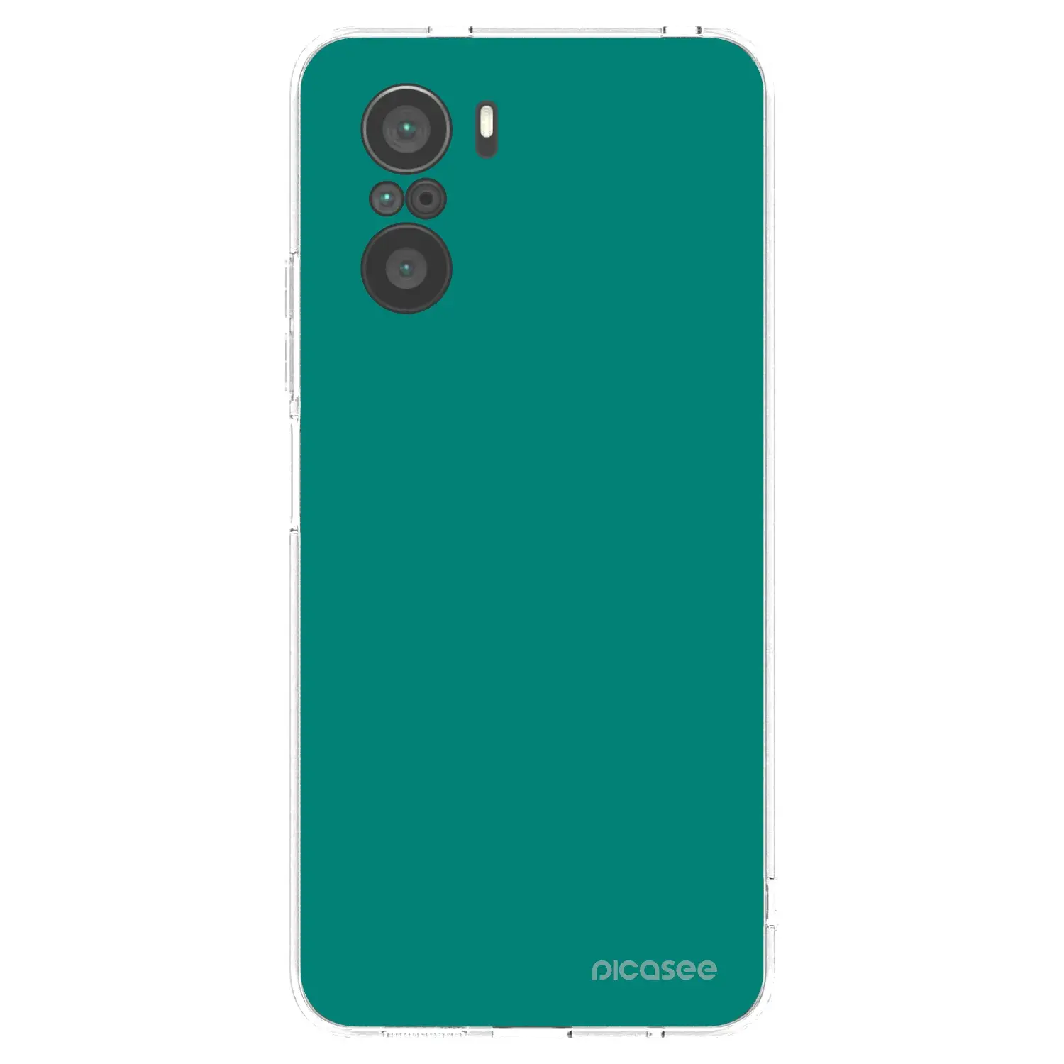 Silikonový průhledný obal pro Xiaomi Poco F3 - Emerald Mist