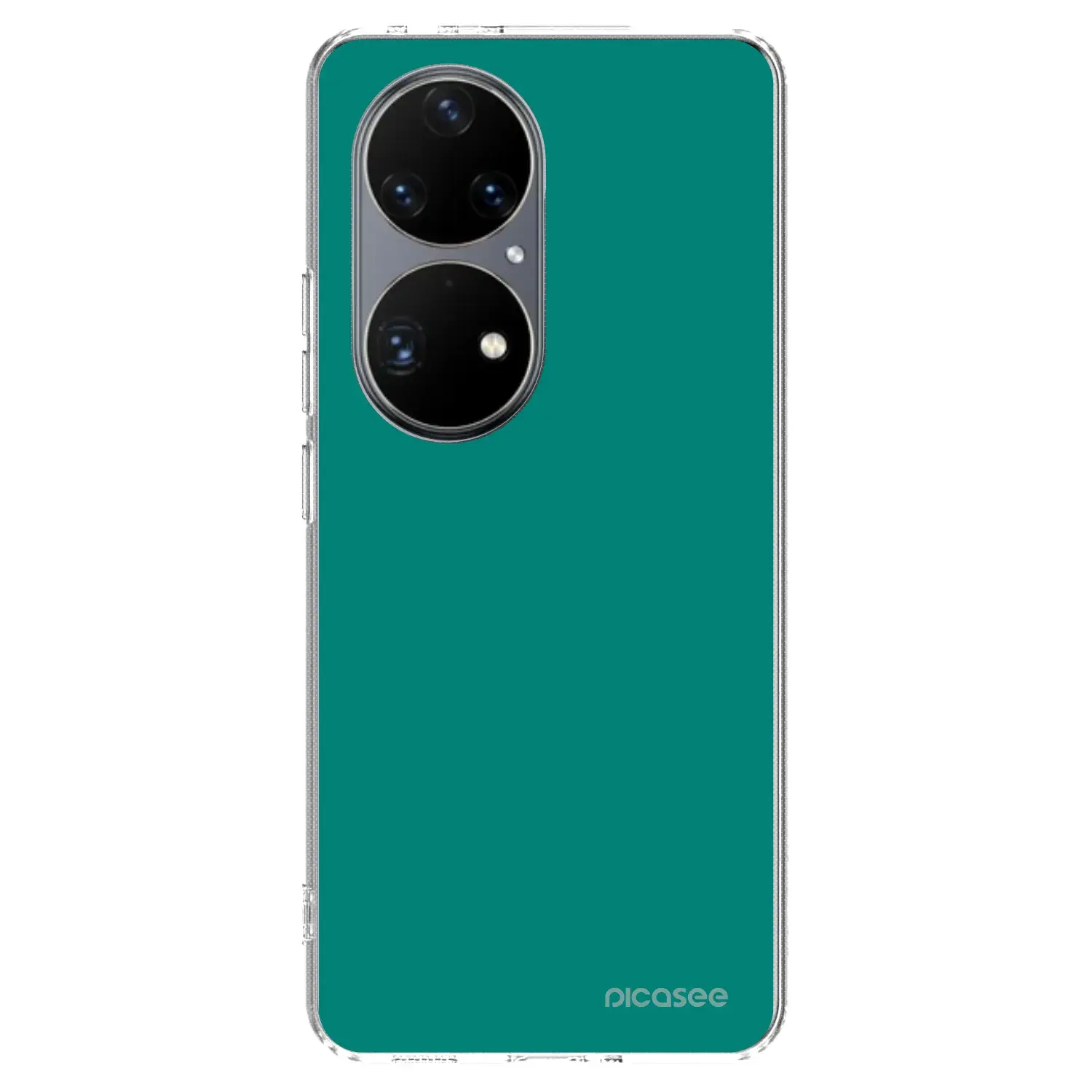 Silikonový průhledný obal pro Huawei P50 - Emerald Mist