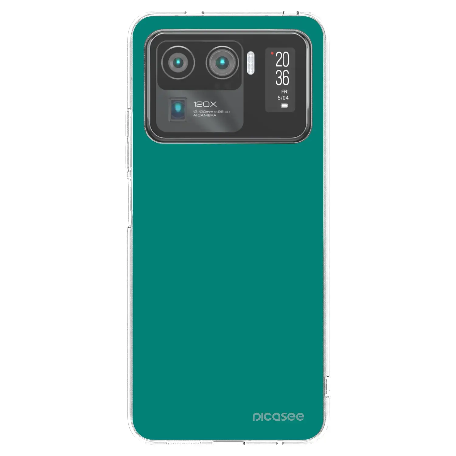 Silikonový průhledný obal pro Xiaomi Mi 11 Ultra - Emerald Mist