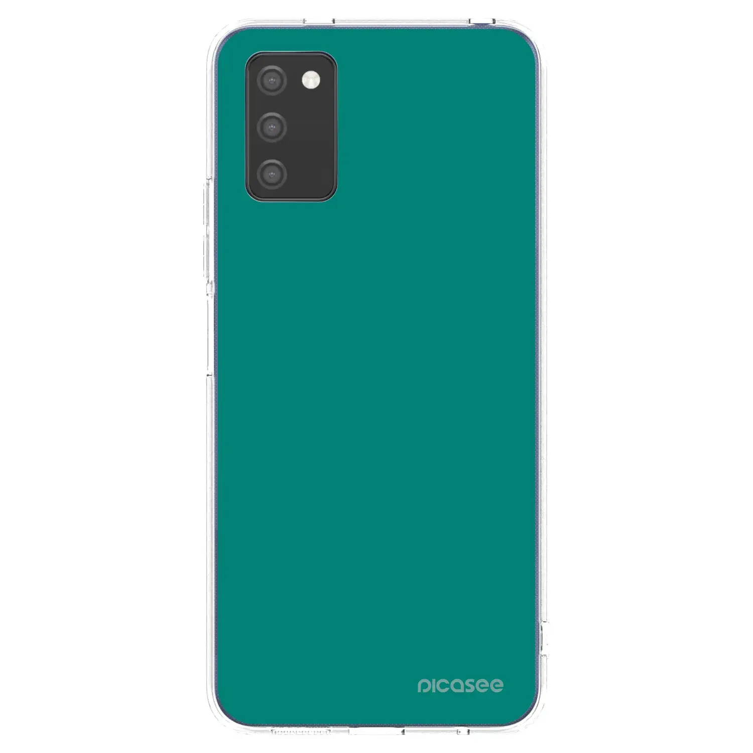 Silikonový průhledný obal pro Samsung Galaxy A02s A025G - Emerald Mist