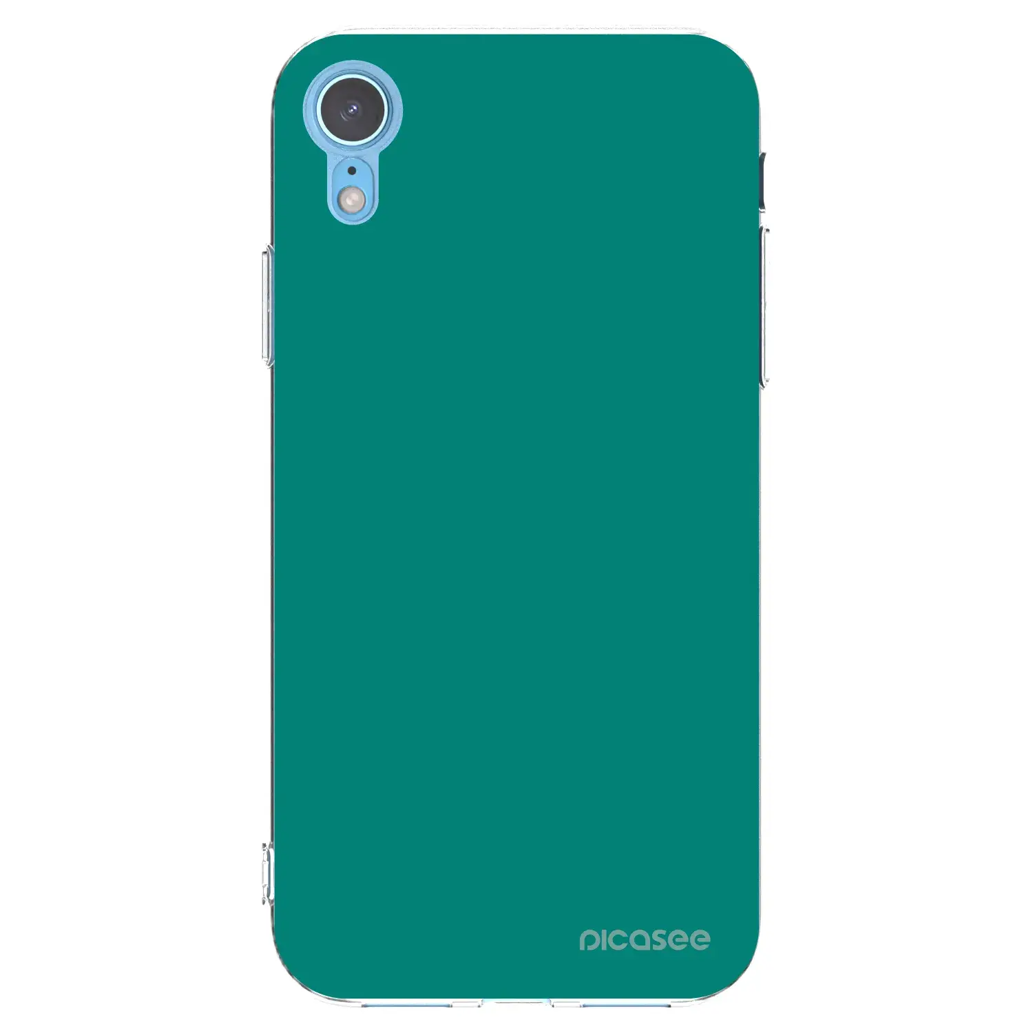 Silikonový průhledný obal pro Apple iPhone XR - Emerald Mist