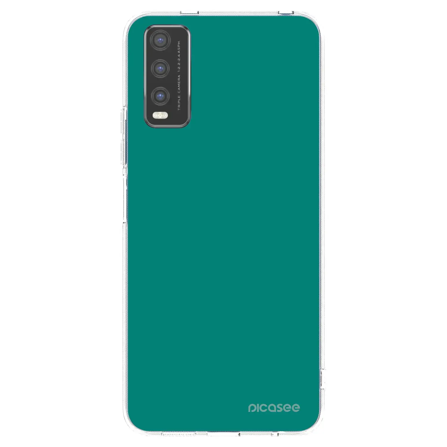 Silikonový průhledný obal pro Vivo Y20s - Emerald Mist