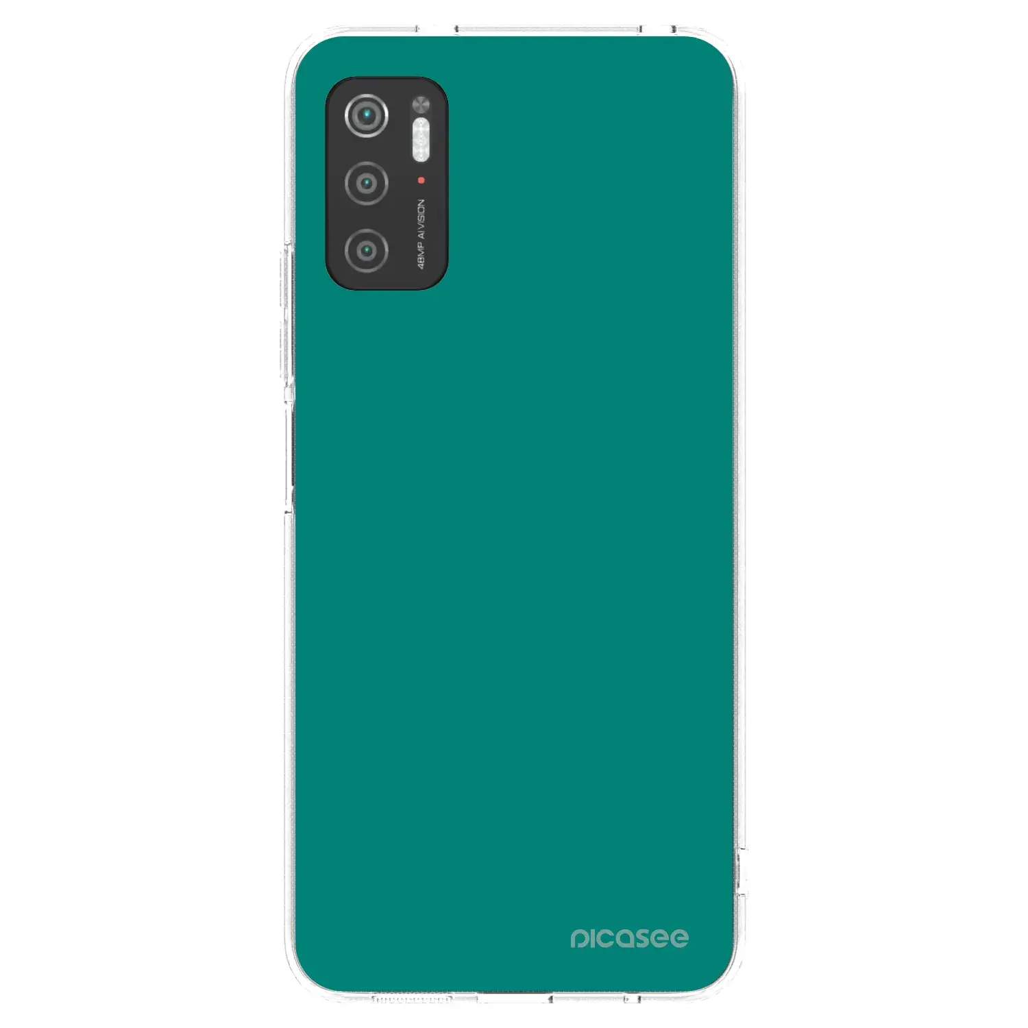 Silikonový průhledný obal pro Xiaomi Poco M3 Pro 5G - Emerald Mist
