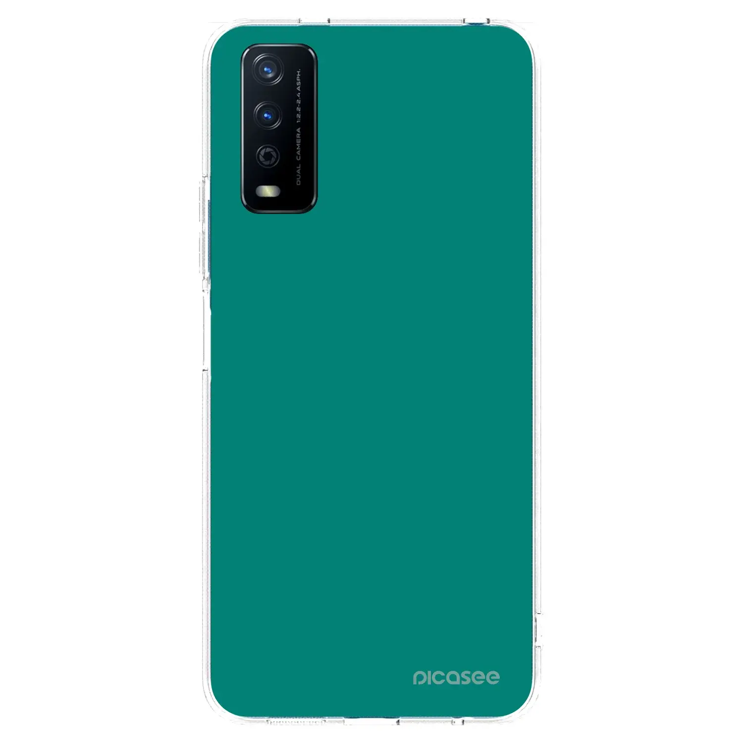 Silikonový průhledný obal pro Vivo Y11s - Emerald Mist