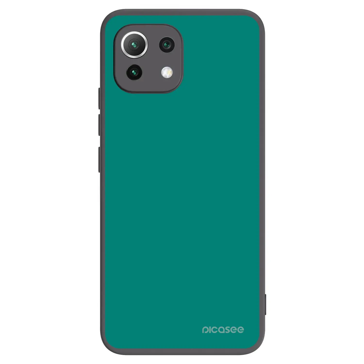 Silikonový černý obal pro Xiaomi 11 Lite 5G NE - Emerald Mist