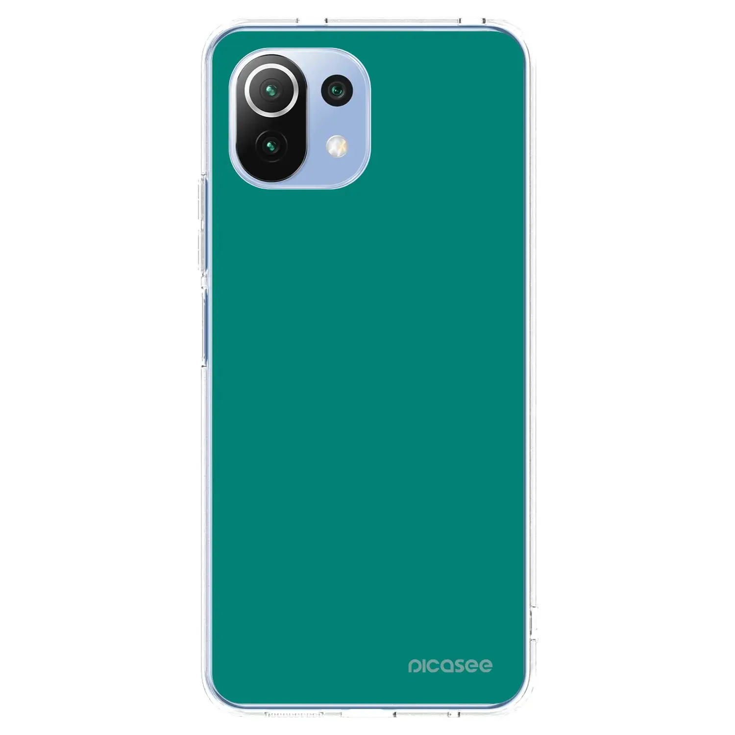 Silikonový průhledný obal pro Xiaomi 11 Lite 5G NE - Emerald Mist