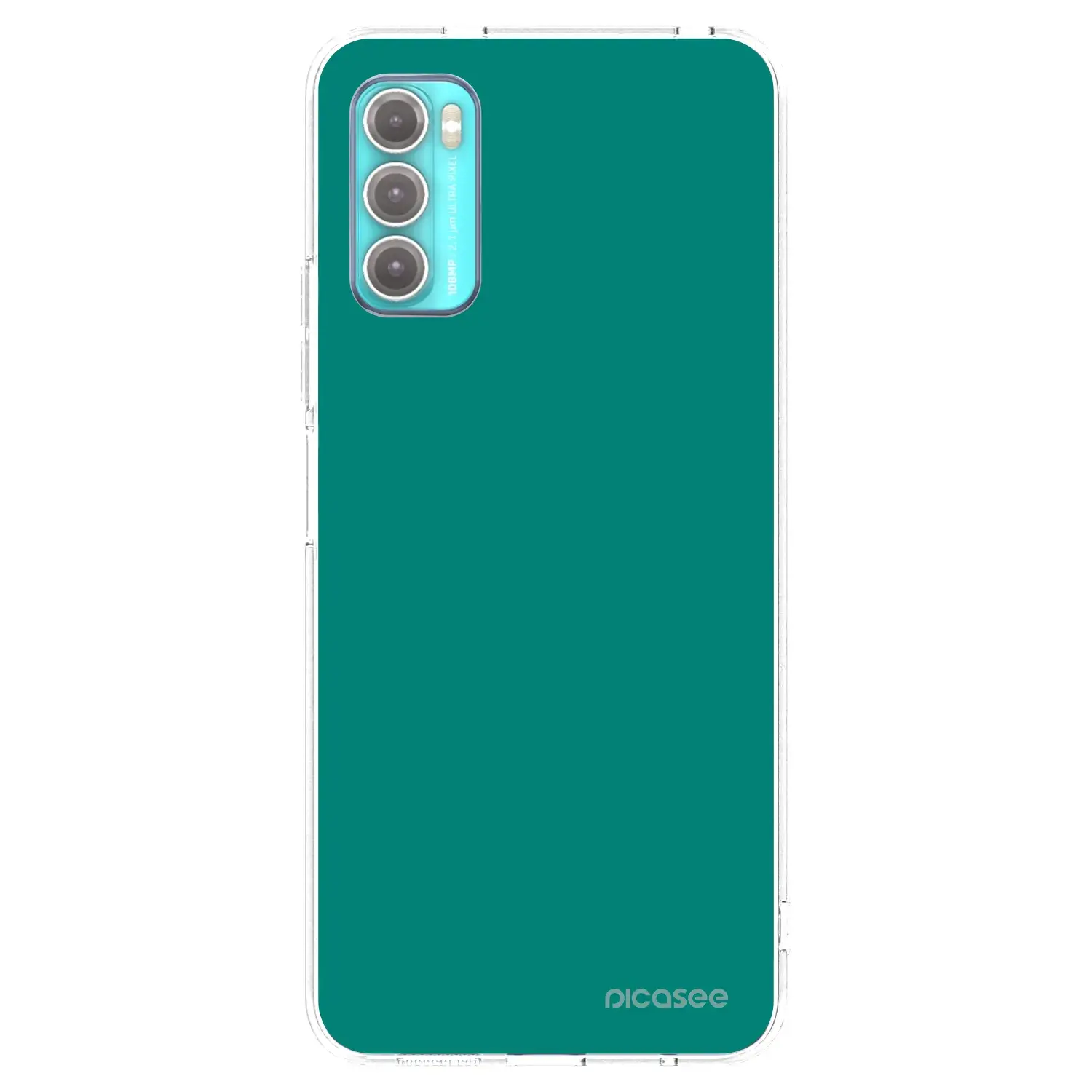 Silikonový průhledný obal pro Motorola Moto G60 - Emerald Mist