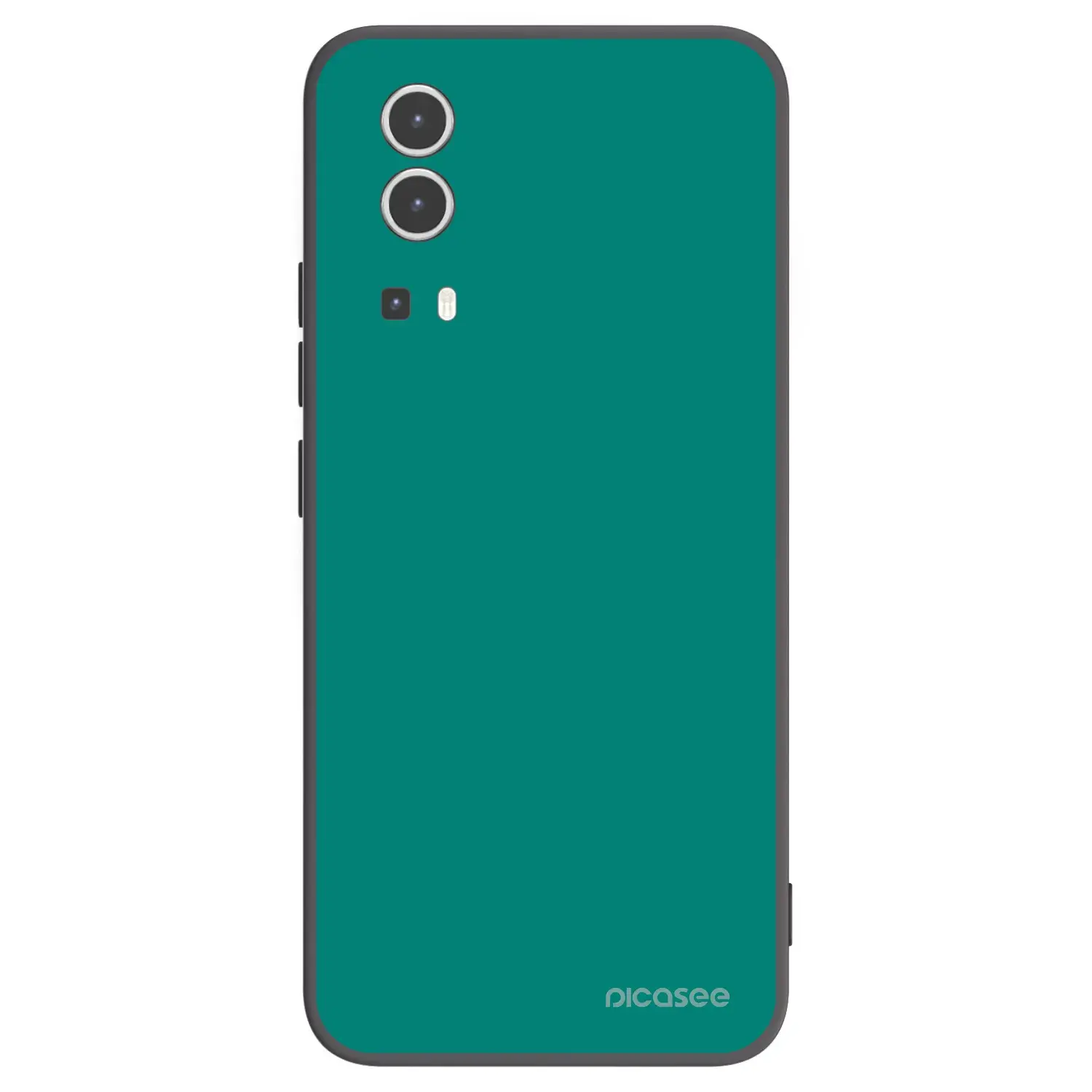 Silikonový černý obal pro Vivo Y72 5G - Emerald Mist