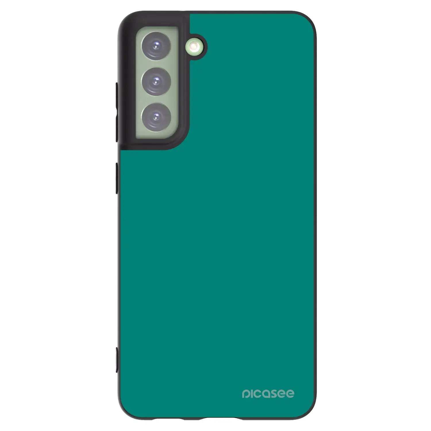 Silikonový černý obal pro Samsung Galaxy S21 FE 5G - Emerald Mist
