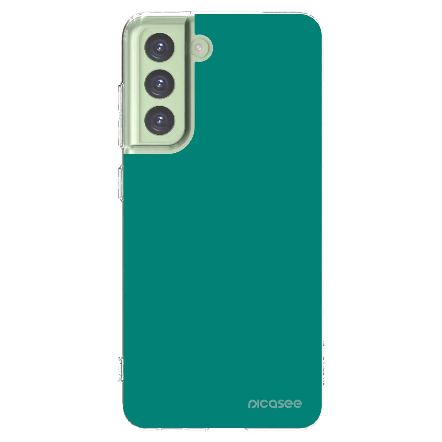 Silikonový průhledný obal pro Samsung Galaxy S21 FE 5G - Emerald Mist