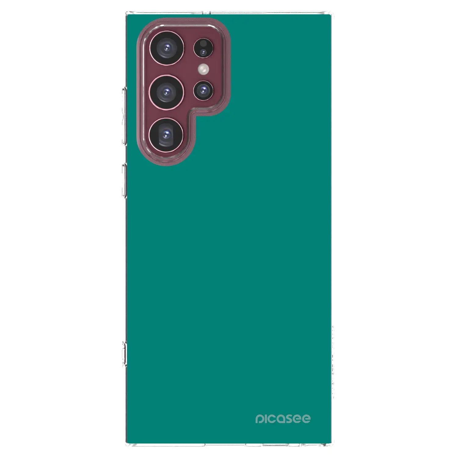 Silikonový průhledný obal pro Samsung Galaxy S22 Ultra 5G - Emerald Mist