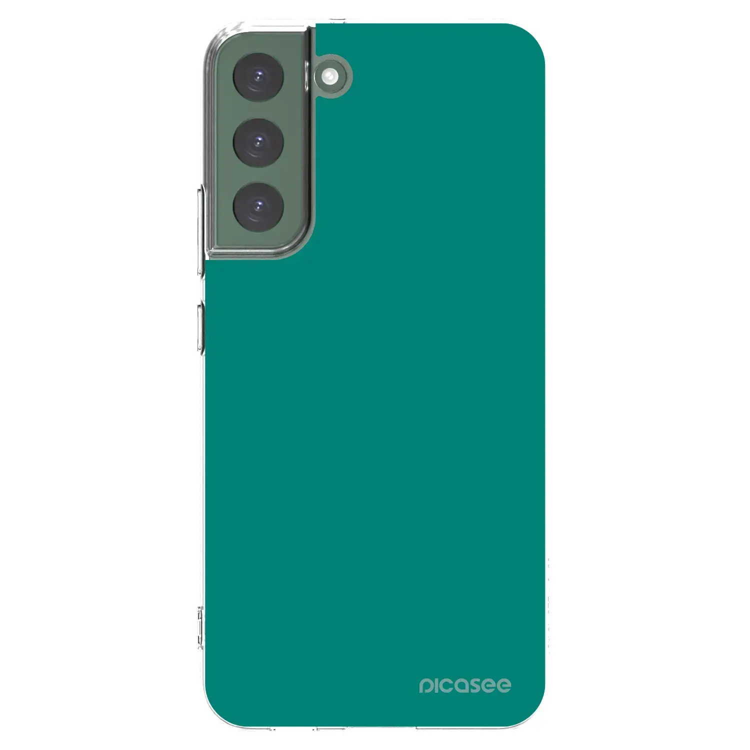 Silikonový průhledný obal pro Samsung Galaxy S22+ 5G - Emerald Mist