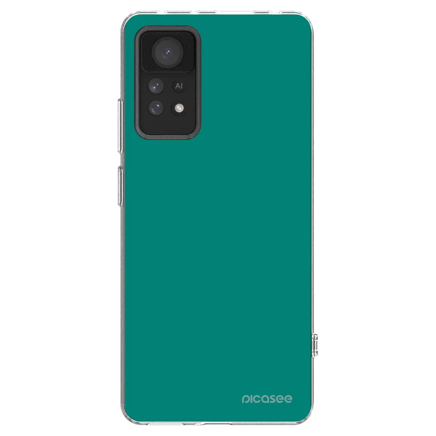 Silikonový průhledný obal pro Xiaomi Redmi Note 11 Pro 5G - Emerald Mist