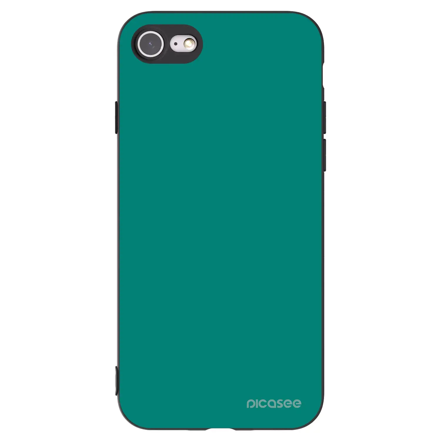 Silikonový černý obal pro Apple iPhone SE 2022 - Emerald Mist
