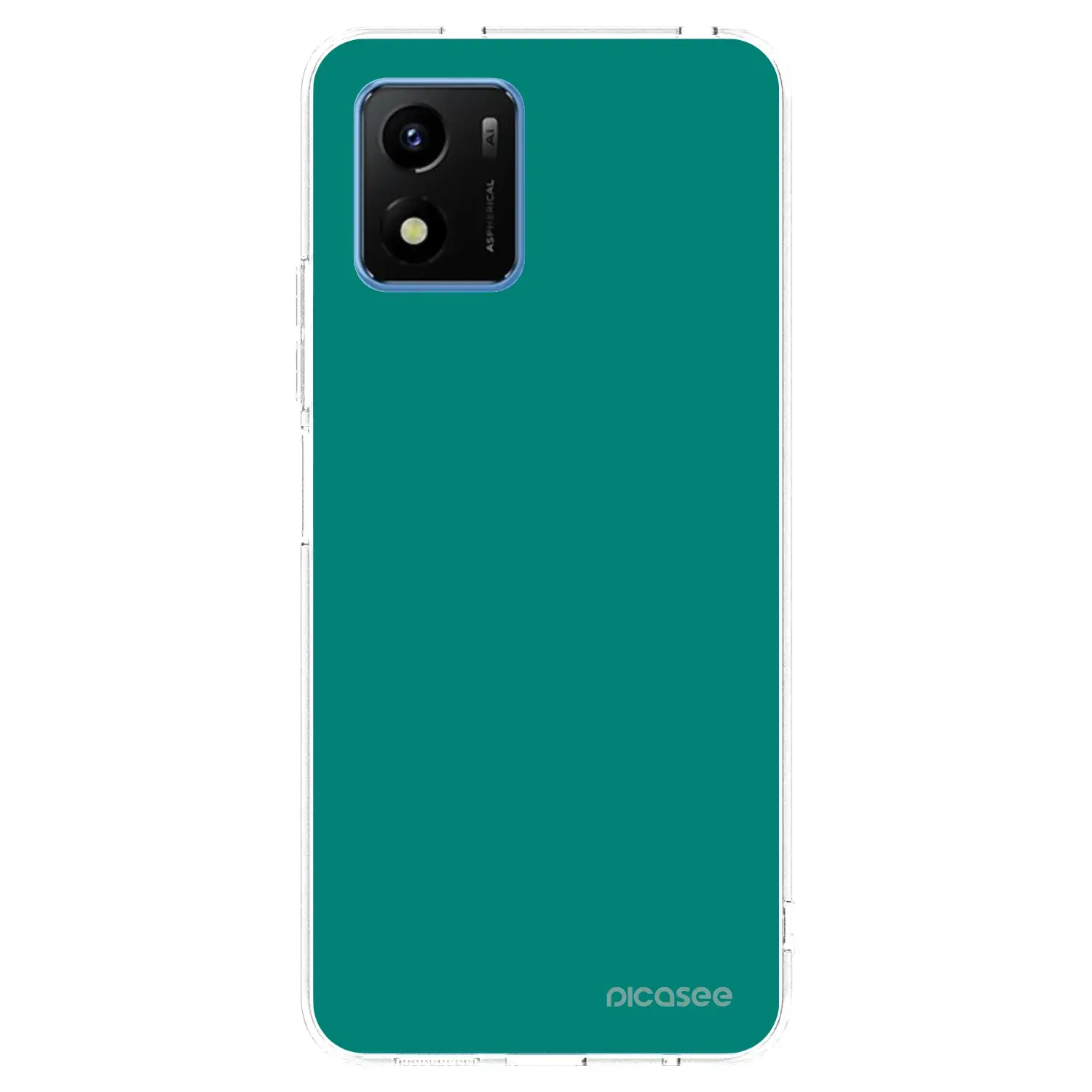 Silikonový průhledný obal pro Vivo Y01 - Emerald Mist
