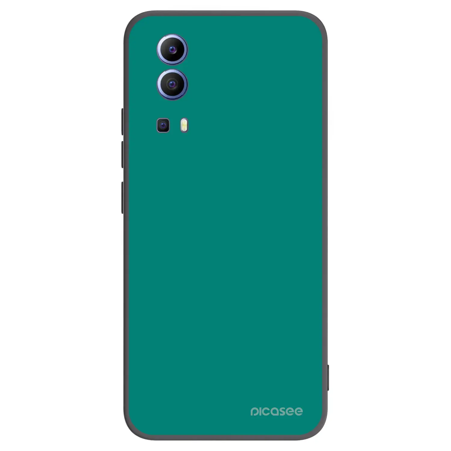 Silikonový černý obal pro Vivo Y52 5G - Emerald Mist